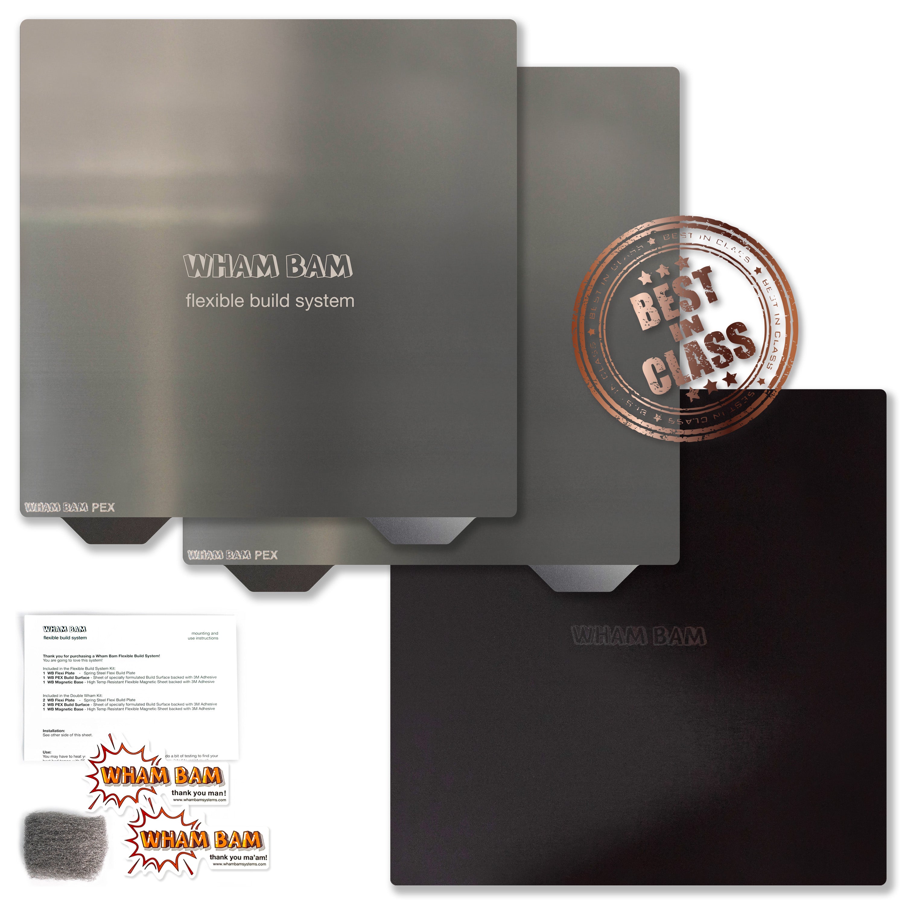 High-quality magnetic build system for seamless 3D printing experience