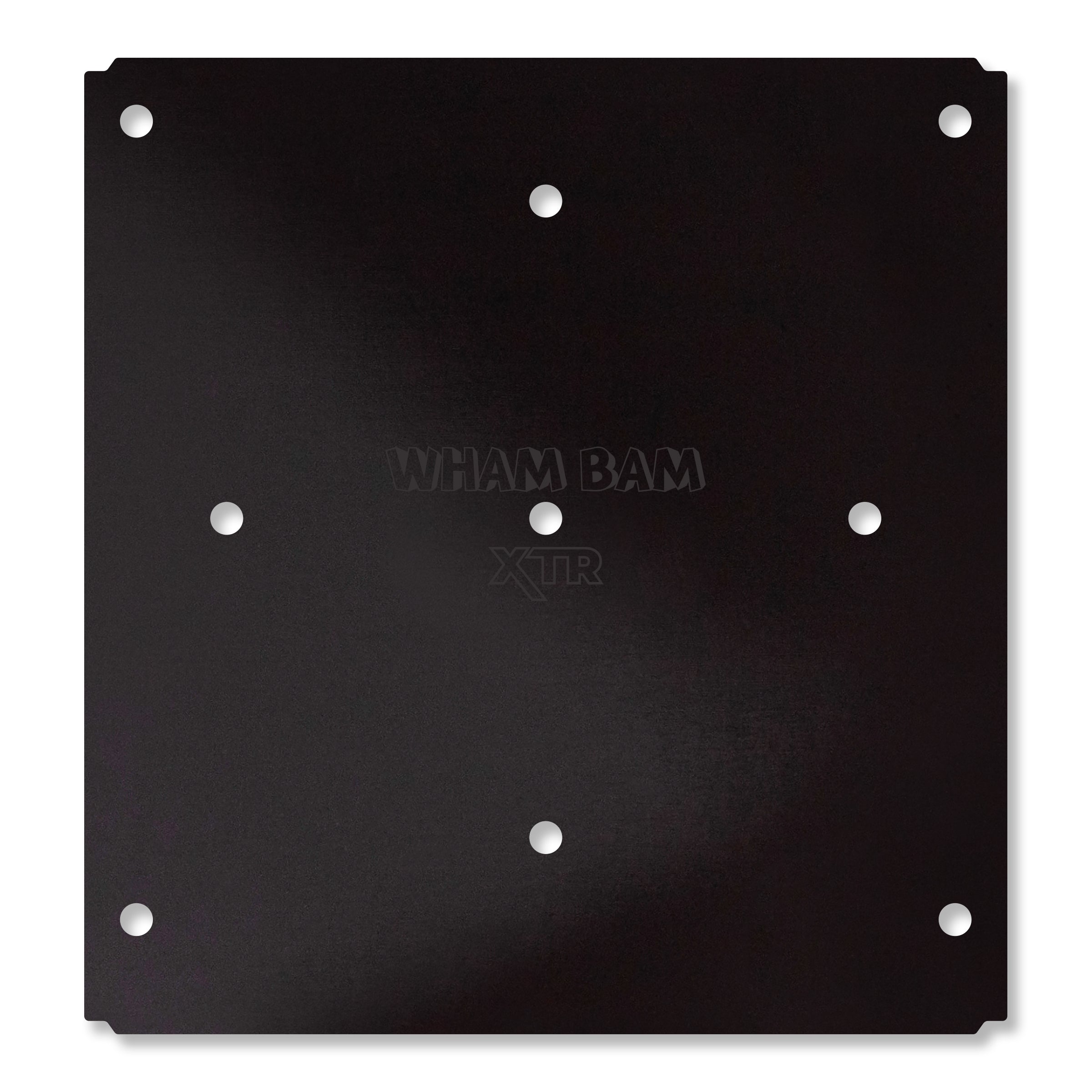 Close-up view of XTR magnetic base with 3M adhesive, demonstrating high-temperature resistance.