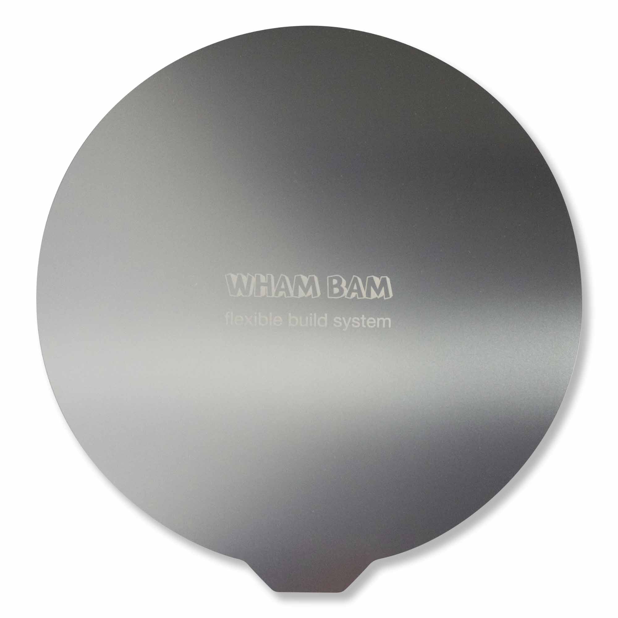 Side angle of the flexi plate mounted on a magnetic build plate, demonstrating compatibility with FLSUN QQ-S Pro.