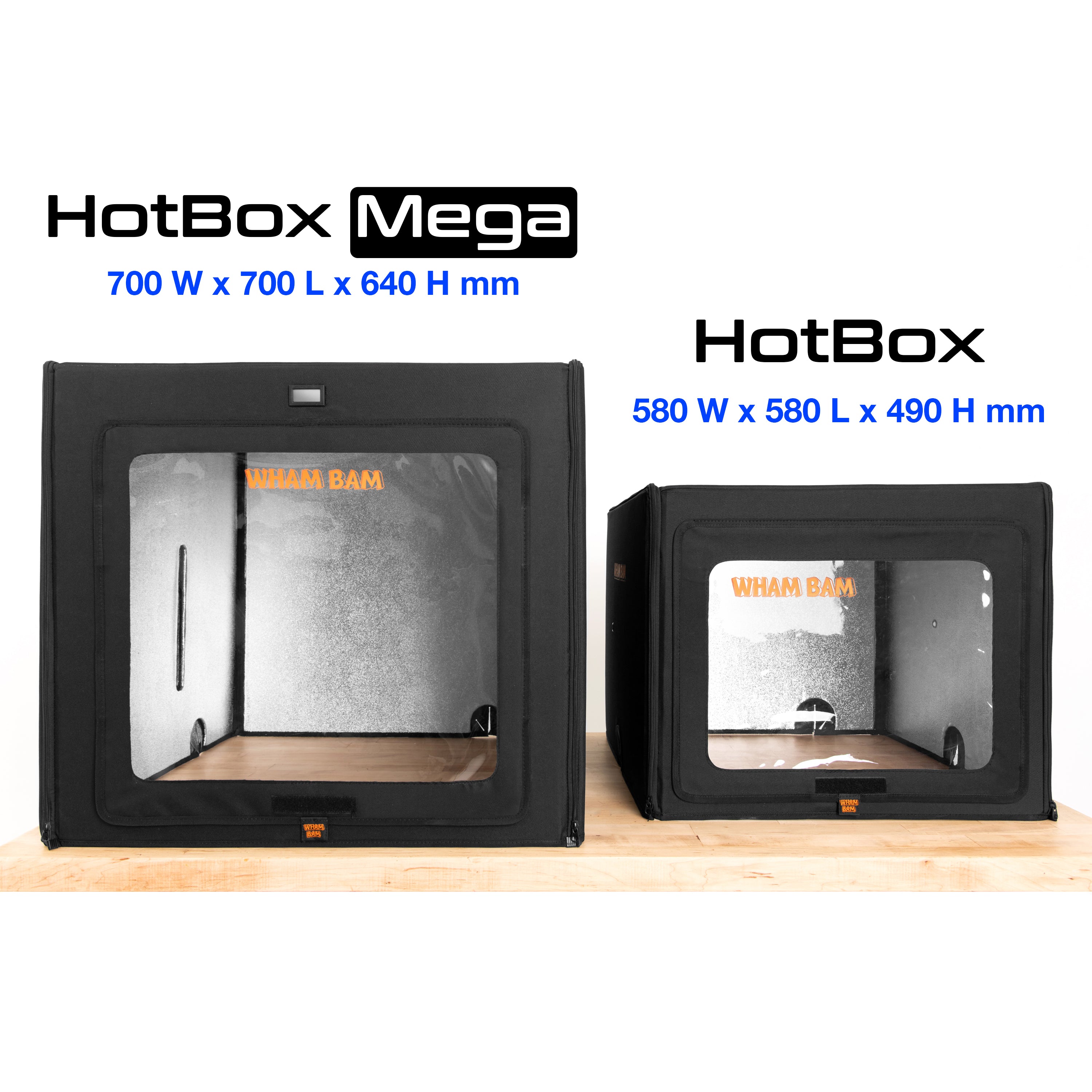 HotBox Mega in use with a 3D printer printing high-temperature filaments