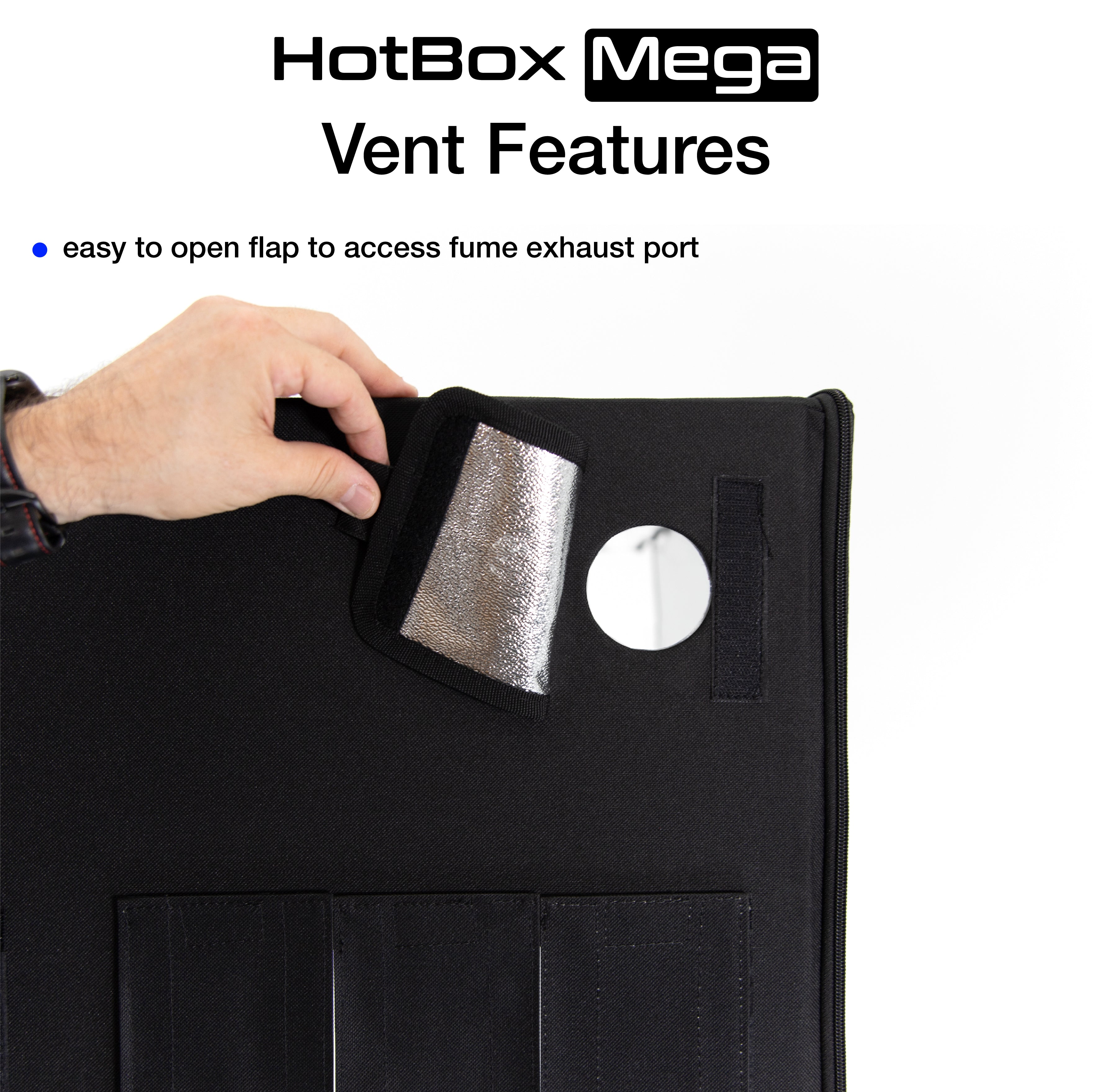 HotBox Mega 3D printer enclosure with large clear window and side zippers
