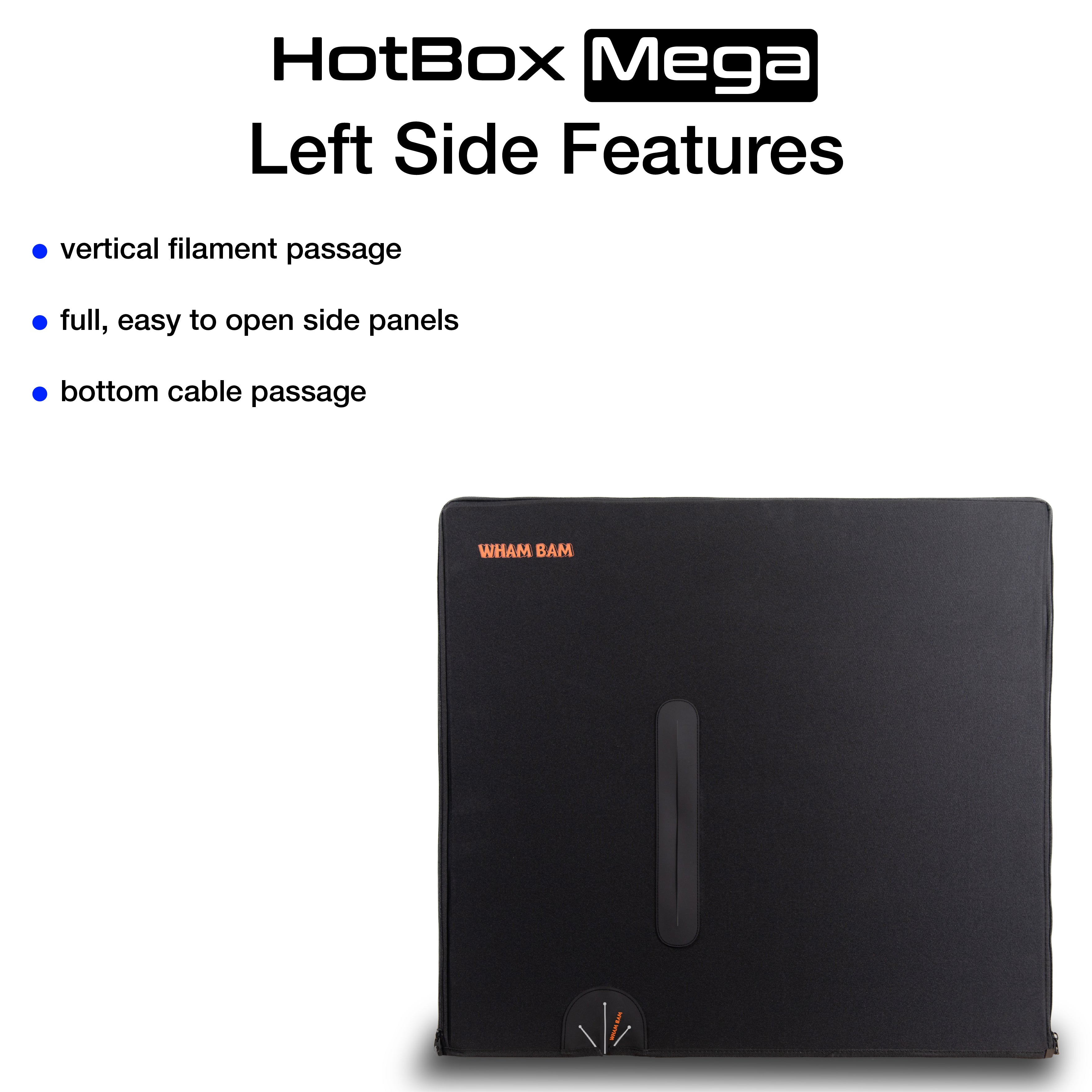 Close-up of the HotBox Megas insulated fabric and metallic heat liner