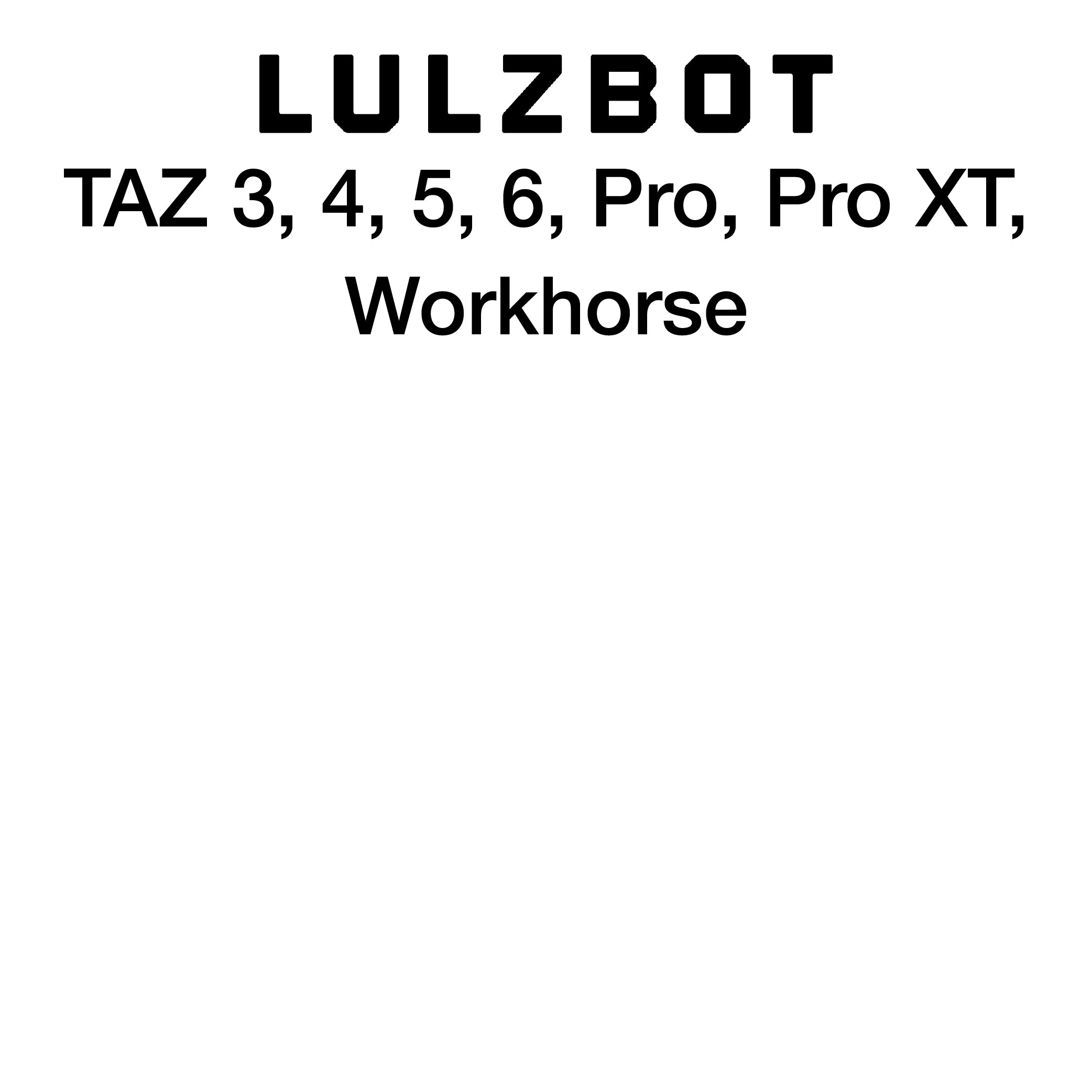 Wham Bam Flexible Build Plate installed on a LulzBot printer, demonstrating ease of use.