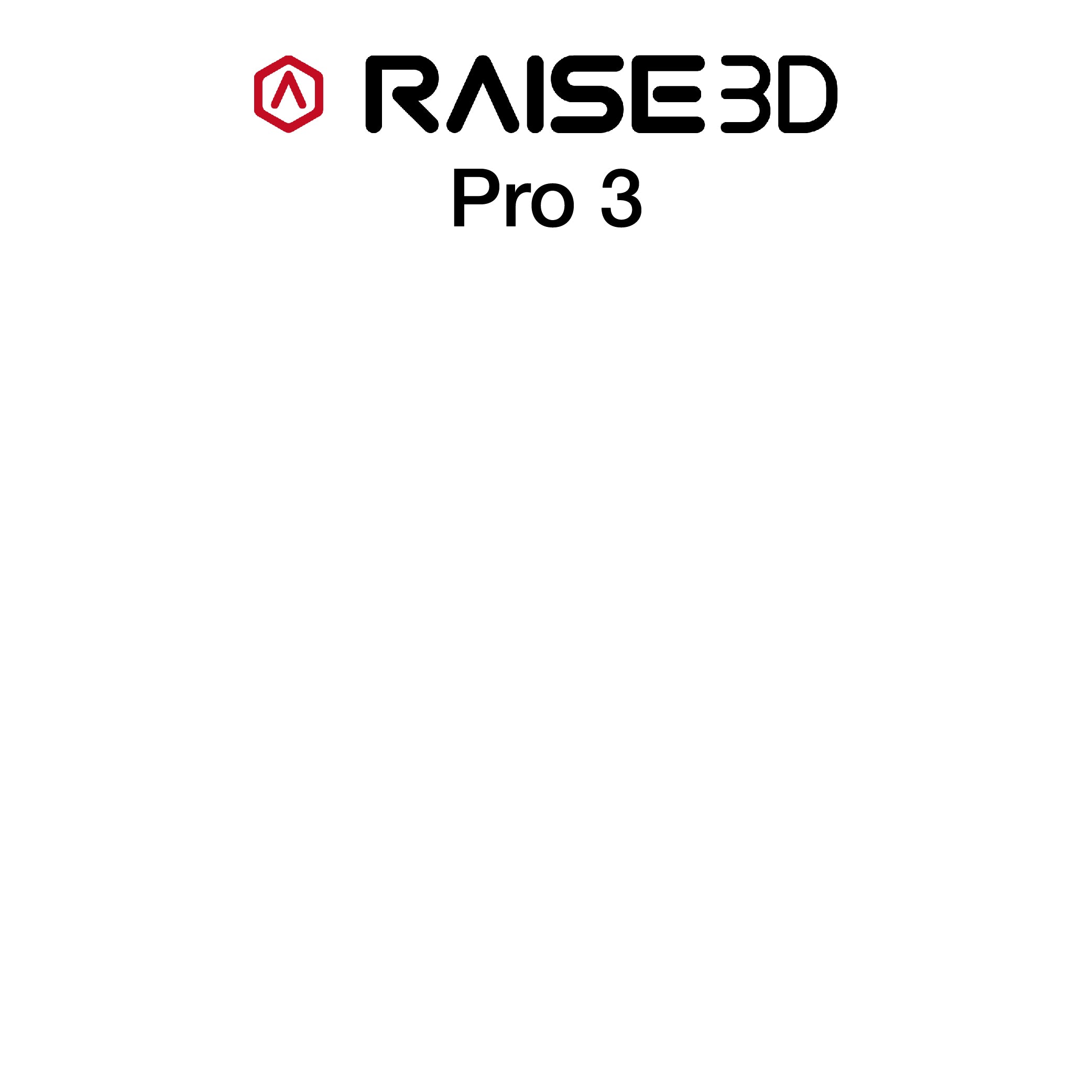 Installation setup of the XTR Flexi Plate on a Raise3D Pro 3 printer, demonstrating its compatibility.