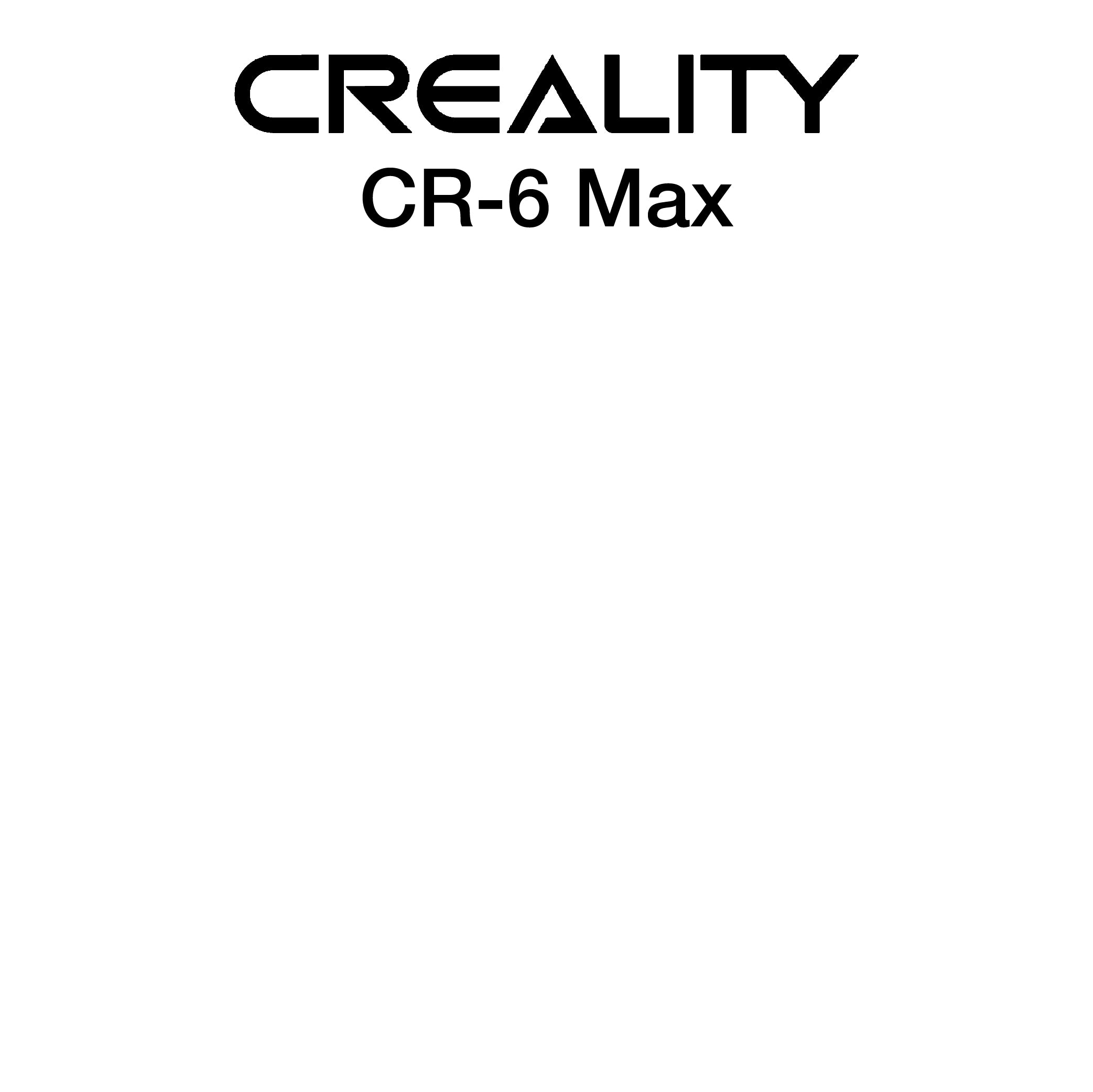 Installation process of the Wham Bam build plate on a Creality CR-6 Max printer.
