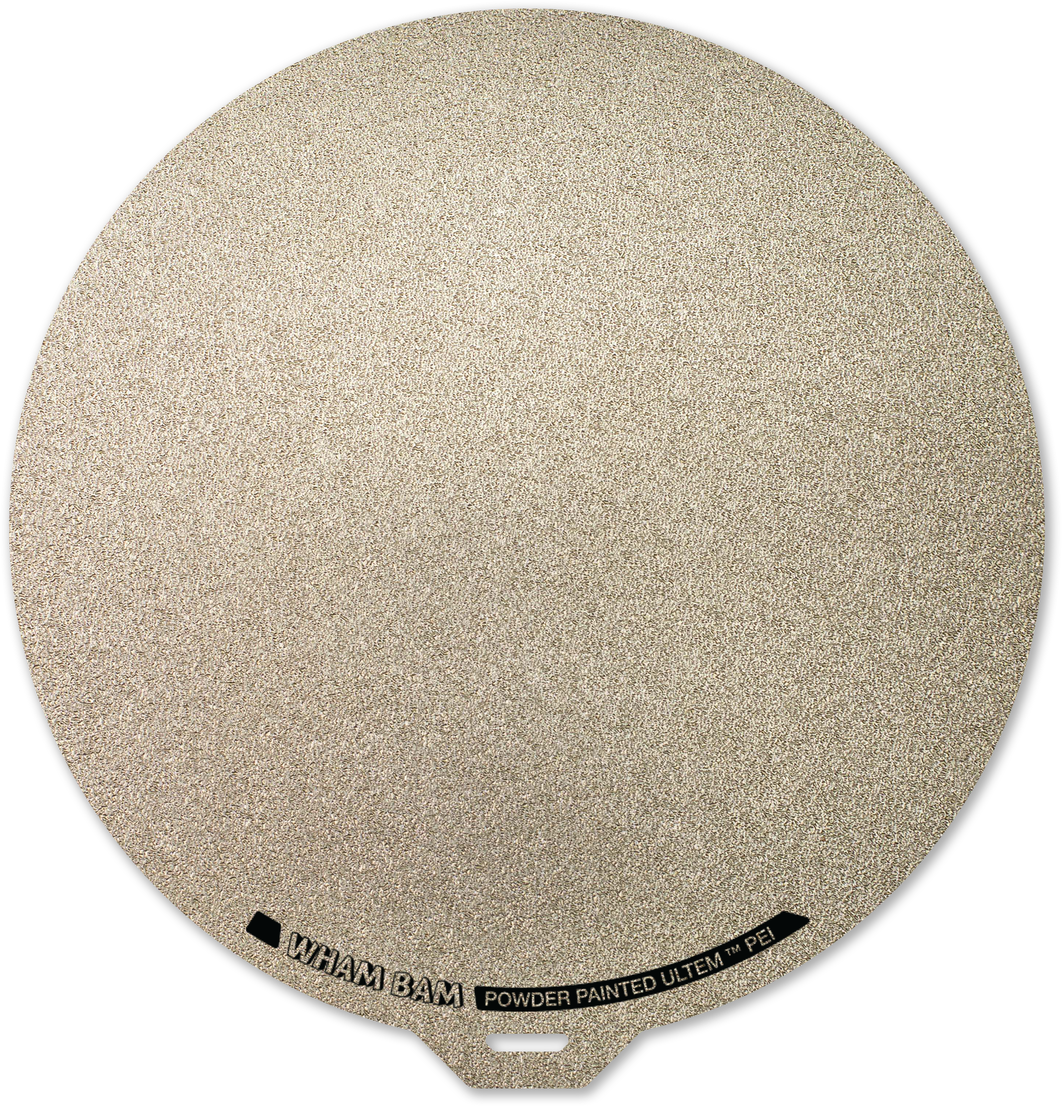 Close-up of the textured PEI build surface on FLSUN QQ-S Pro, highlighting durability and adhesion