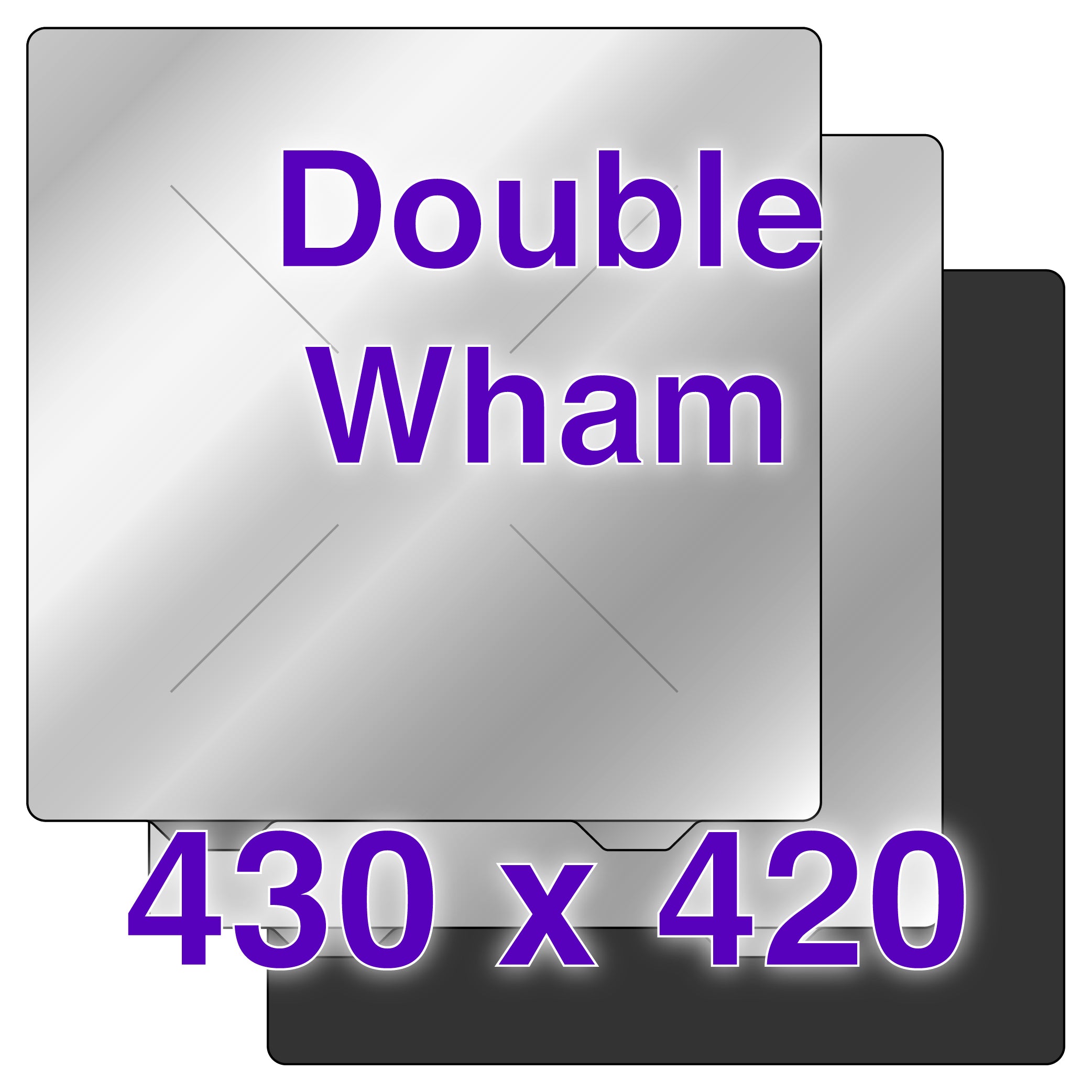 Completed 3D print on Wham Bam Flexible Build System, showcasing easy removal.