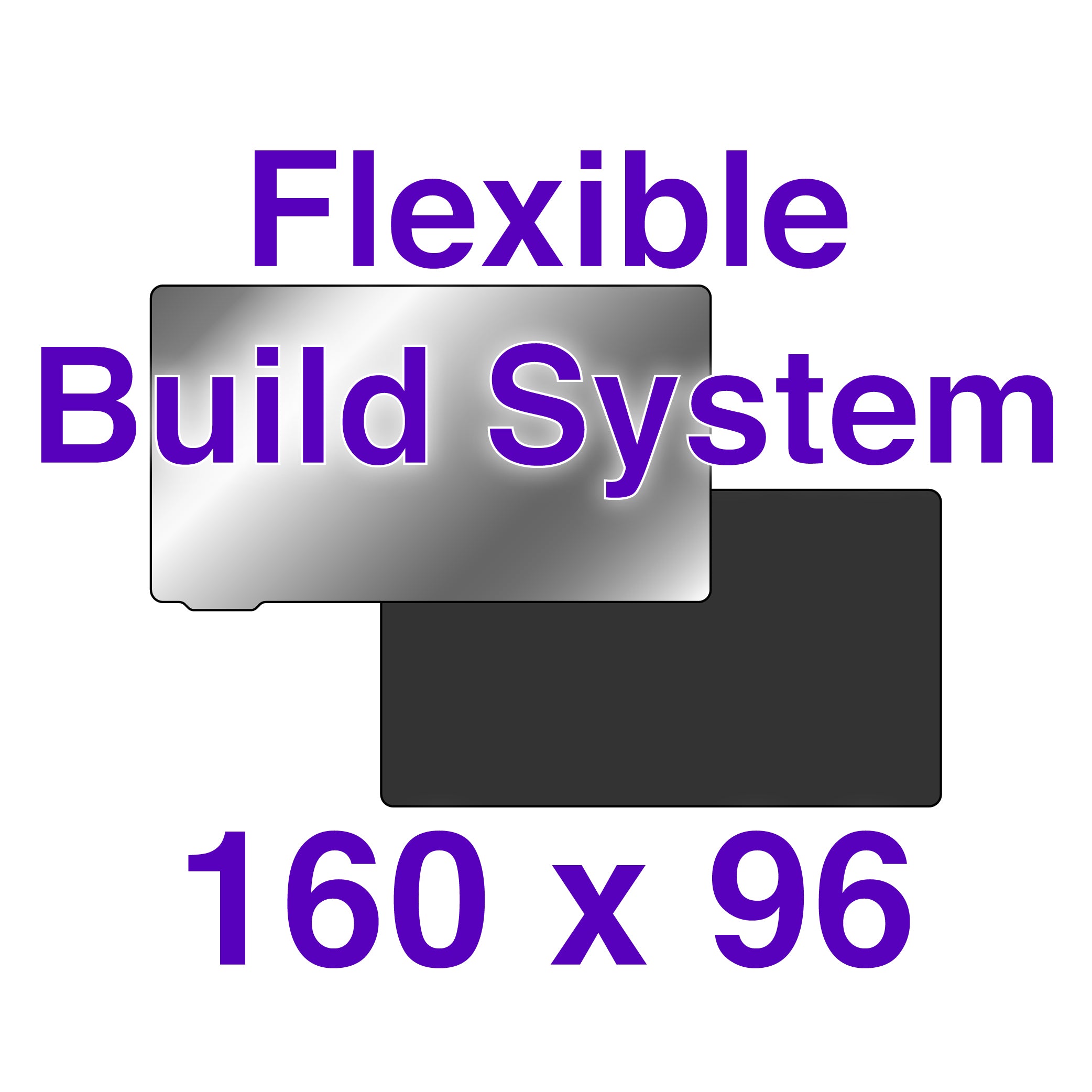 Flexible build system for resin printers, showcasing the magnetic base and Flexi Plate.
