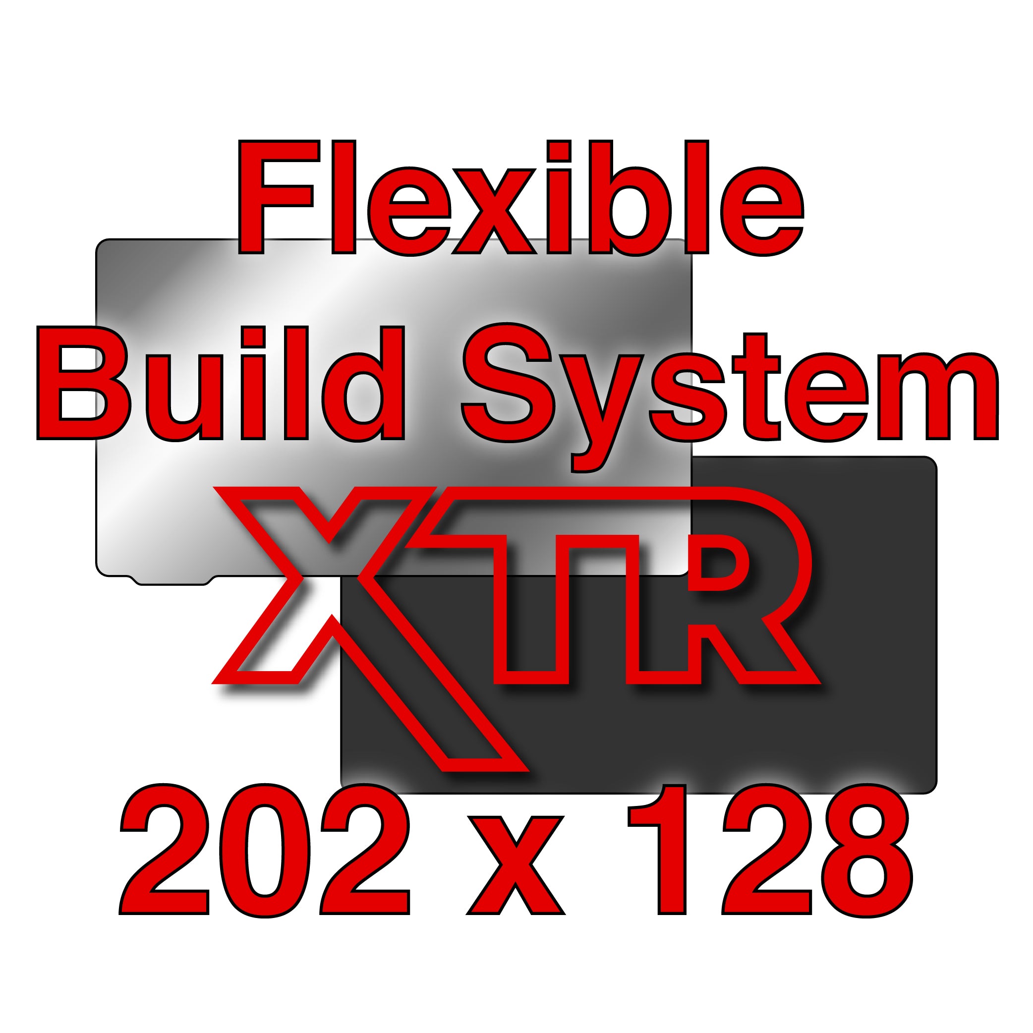 XTR Flexible Build System installed on Anycubic Photon M3 Plus, showcasing stability and grip.