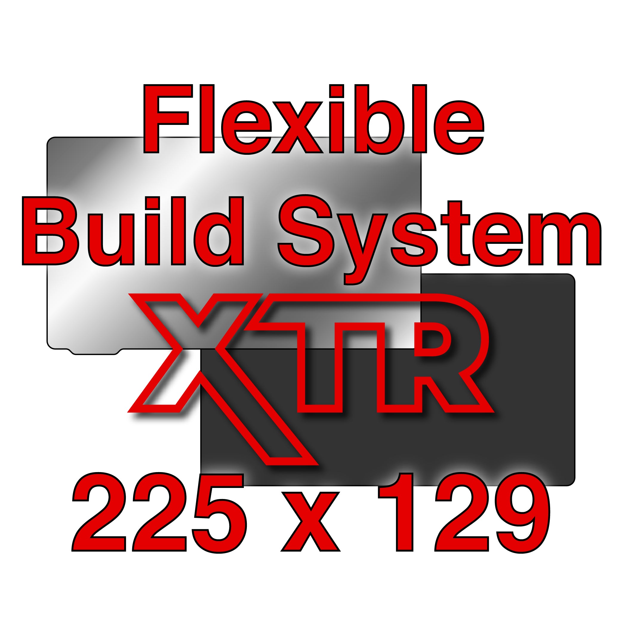 XTR Flexible Build System installed on an Elegoo Saturn printer, showcasing its robust design.