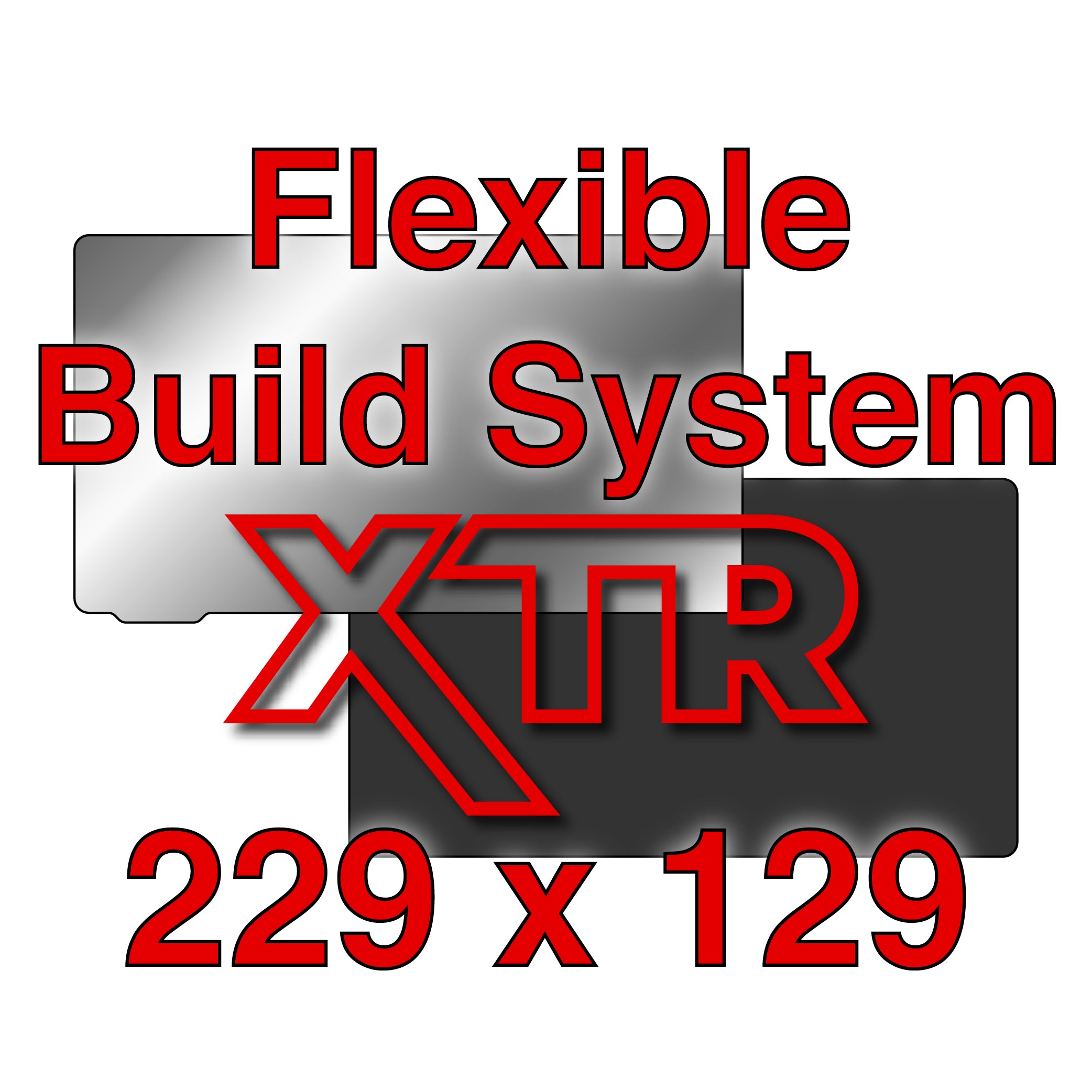 XTR Pro Flexible Build System showcasing the robust magnetic base and Flexi Plate designed for UniFormation GKtwo.