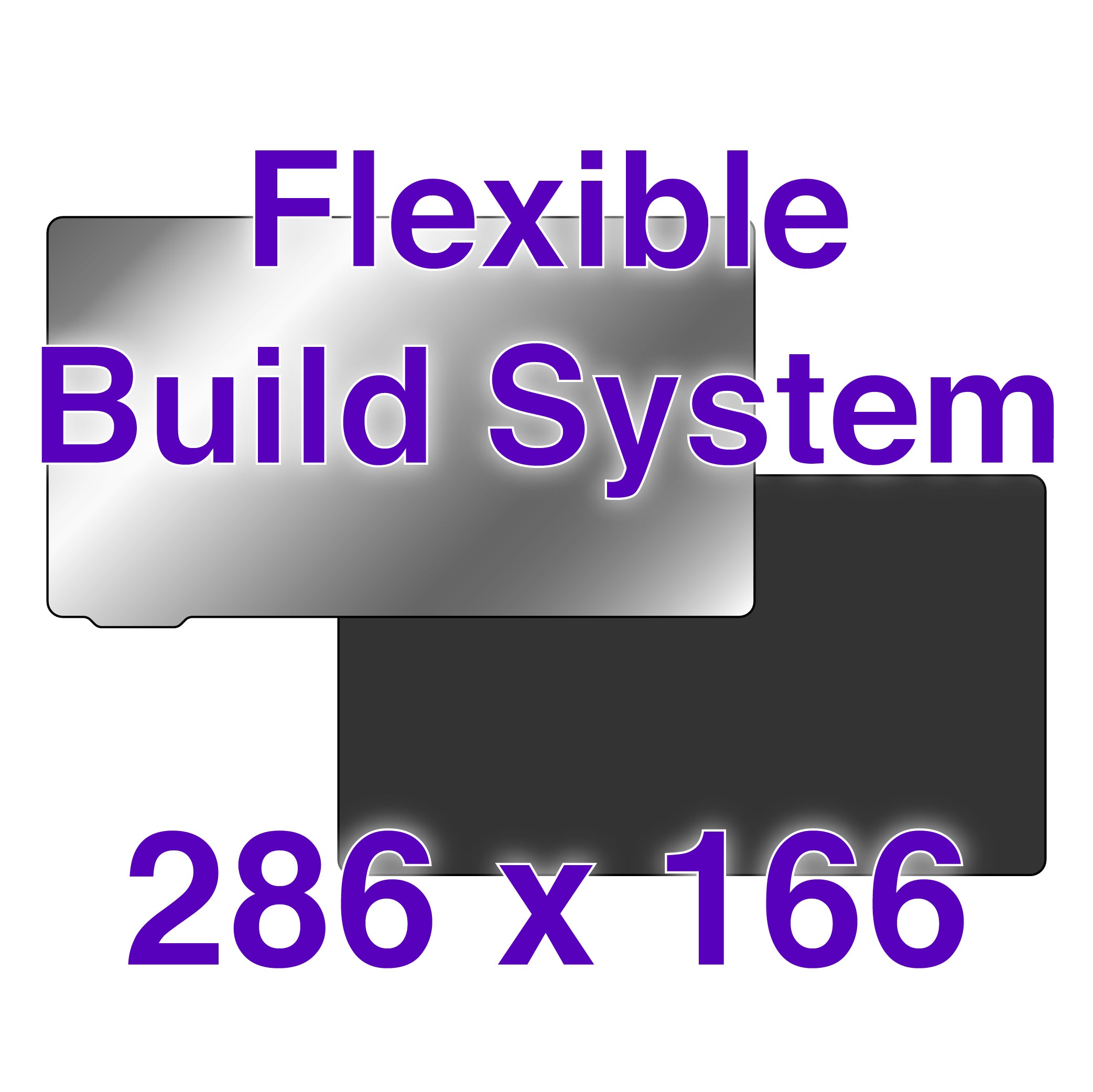 Wham Bam Flexible Build System showcasing the Flexi Plate and Magnetic Base from a top-down view.