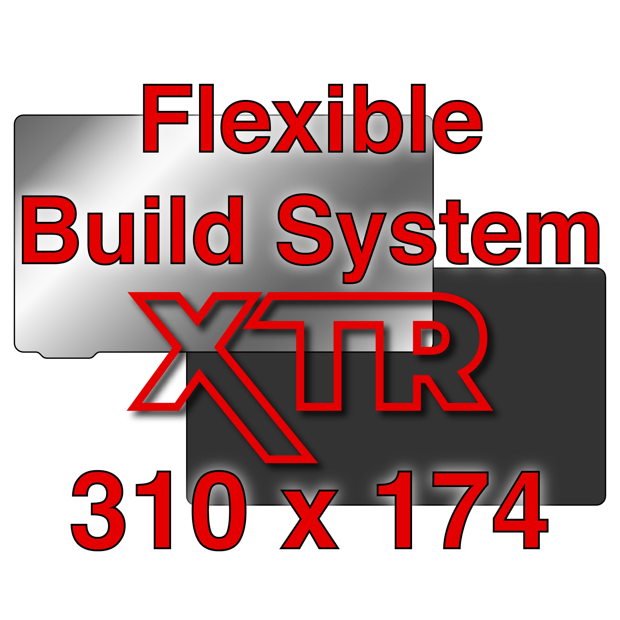 Flexible build system components assembled on an Anycubic Photon M3 Max