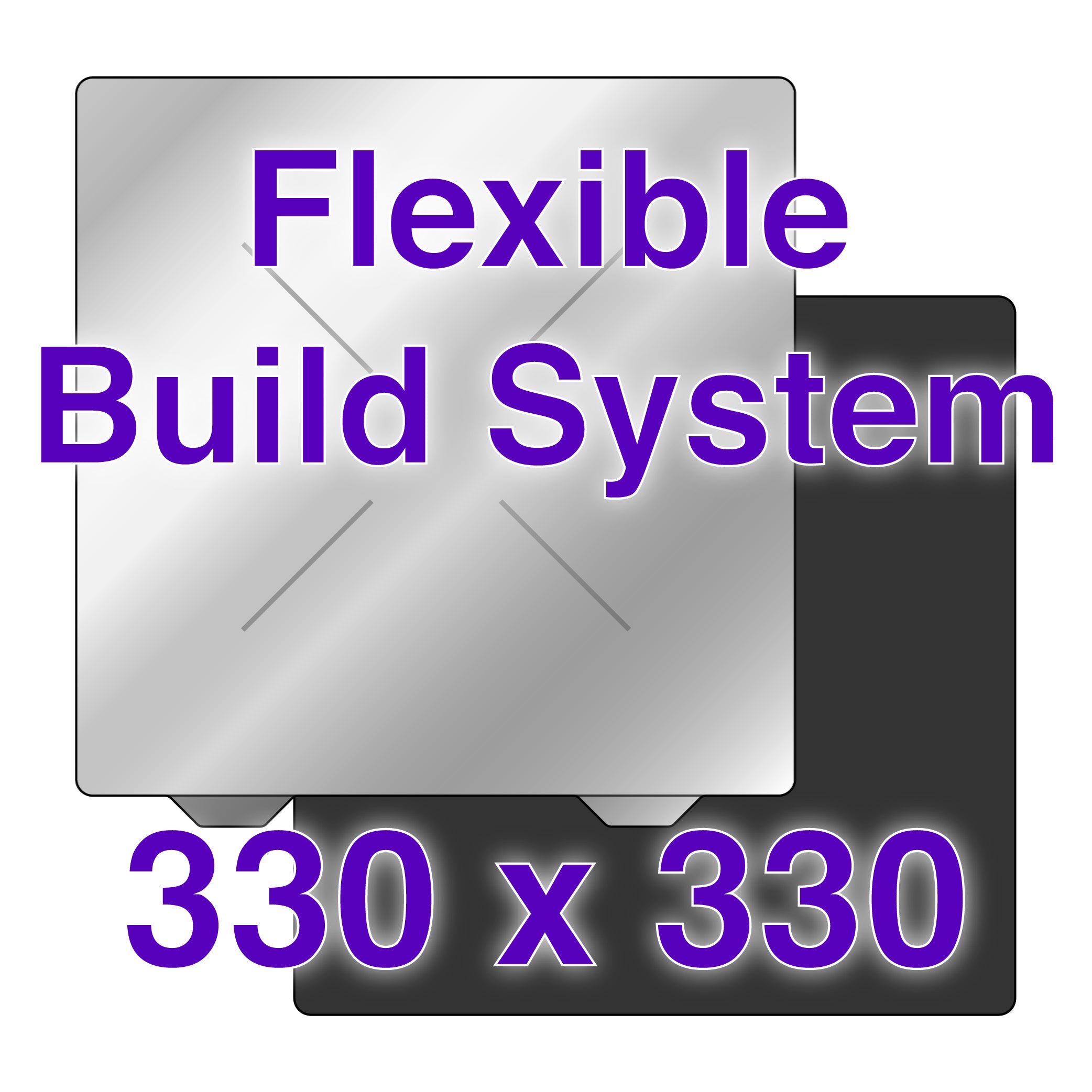 Front view of Wham Bam Flexible Build System showcasing the magnetic base and Flexi Plate.