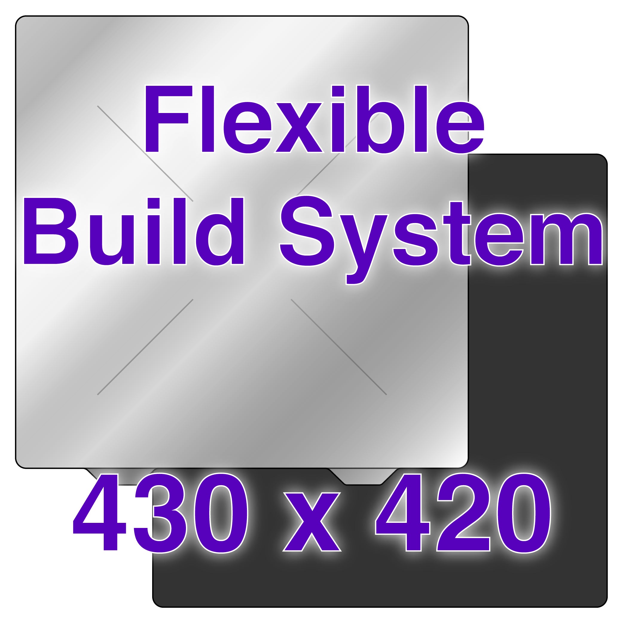 Close-up of Wham Bam Flexible Build System showing PEX surface and magnetic Flexi Plate.