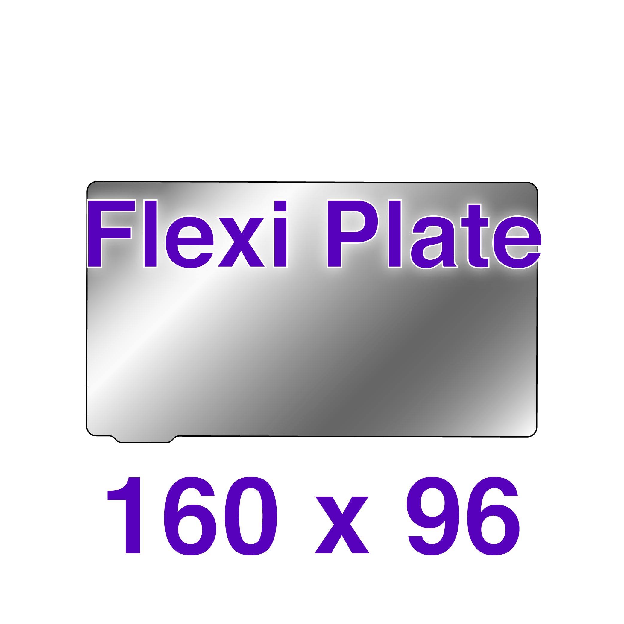 ProFlex Build Plate from an overhead angle, showing texture and grip features.