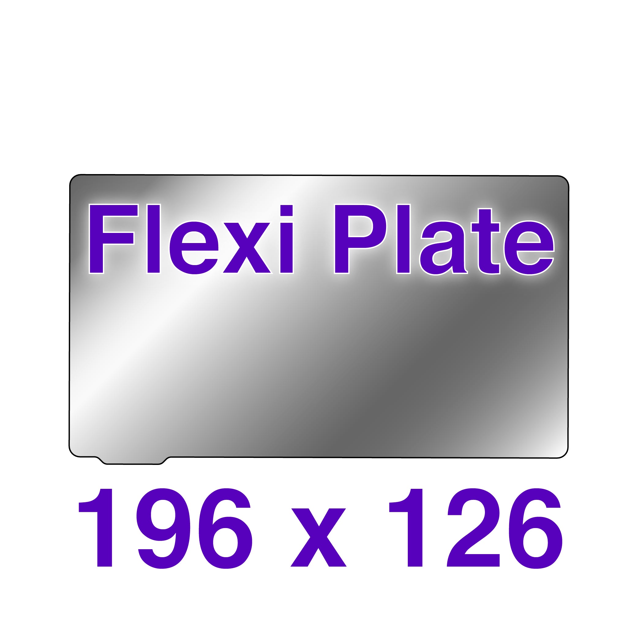 Close-up of Flexi Plate for resin 3D printing showing etched surface and flexibility