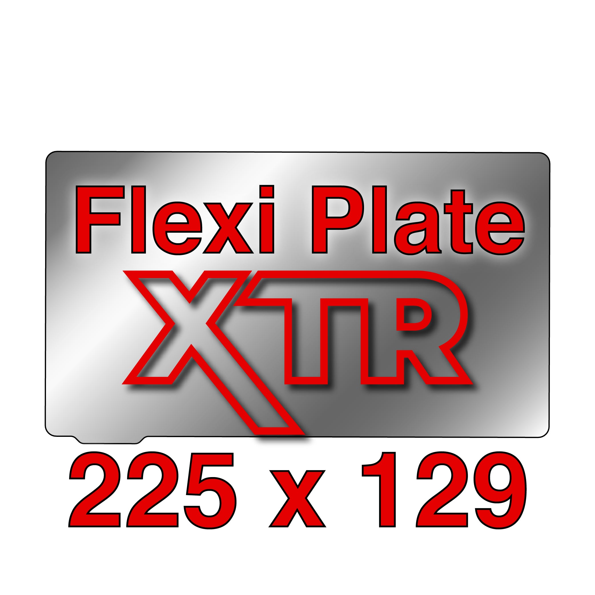 XTR Flexi Plate installed on resin printer, showing surface grip and size
