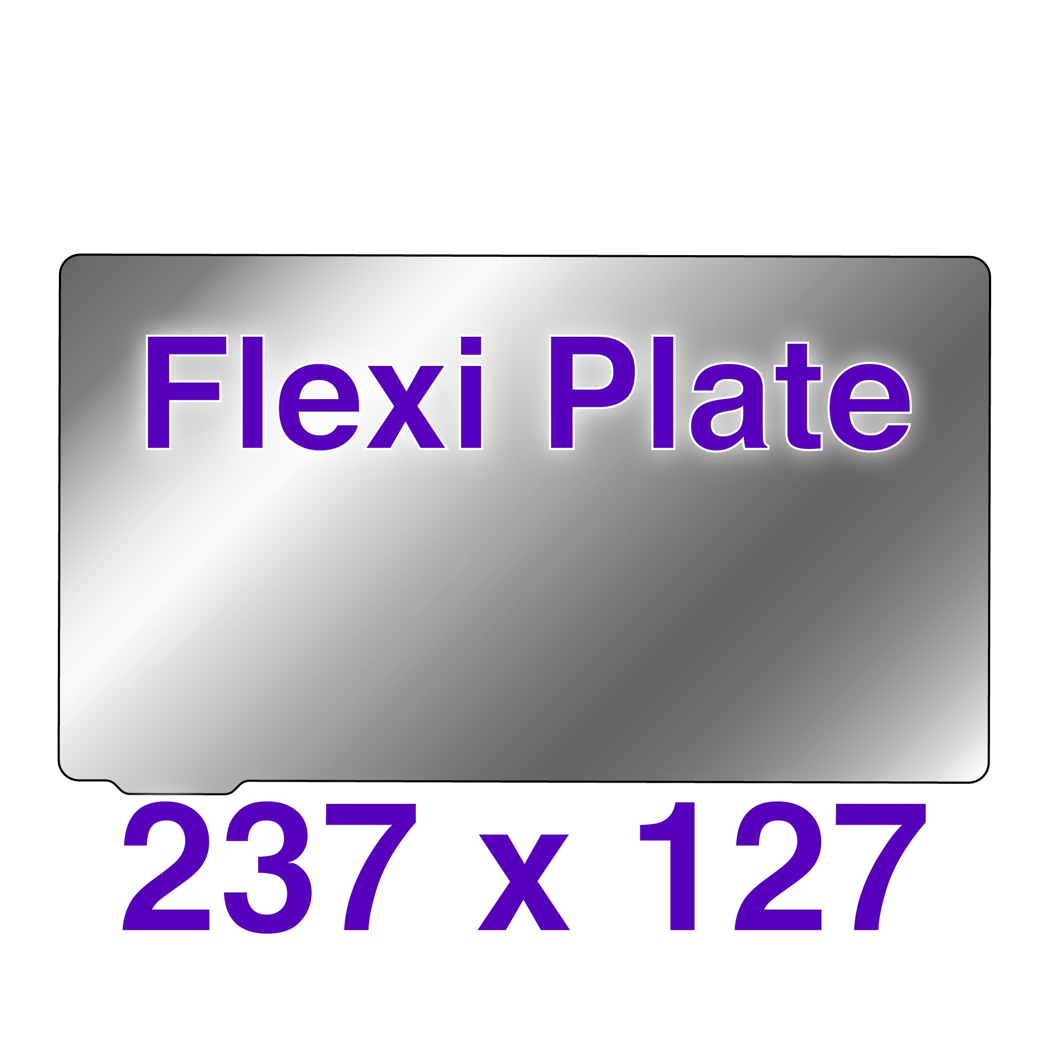 Flexible build plate for resin 3D printing with textured surface