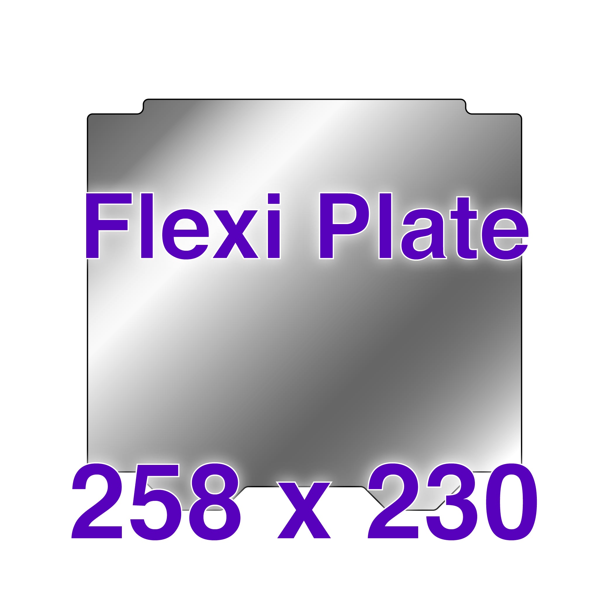 Wham Bam Flexi Plate from a side angle showing flexibility and durability.