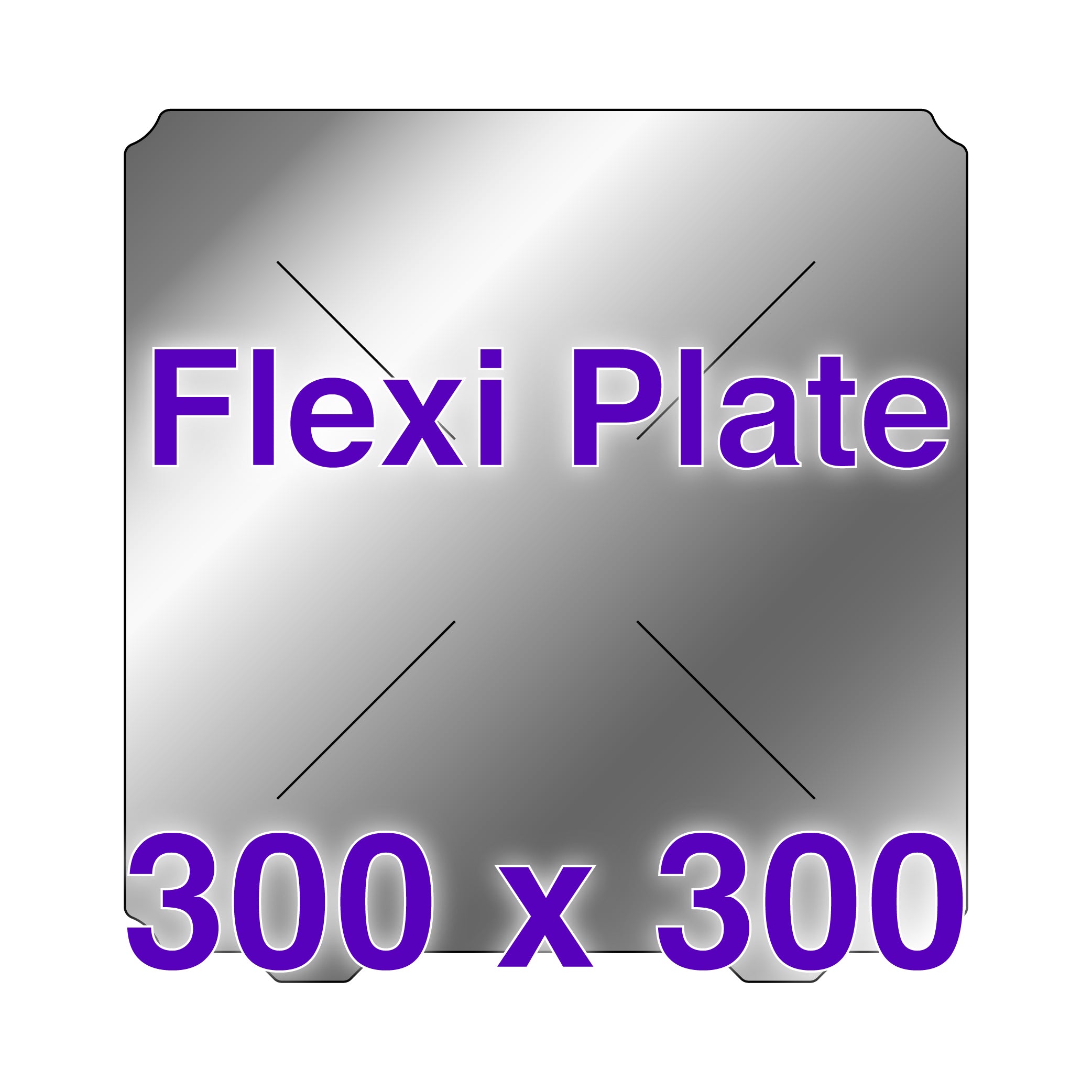Close-up of Wham Bam Flexible Build Plate for LulzBot showing flexibility and design.
