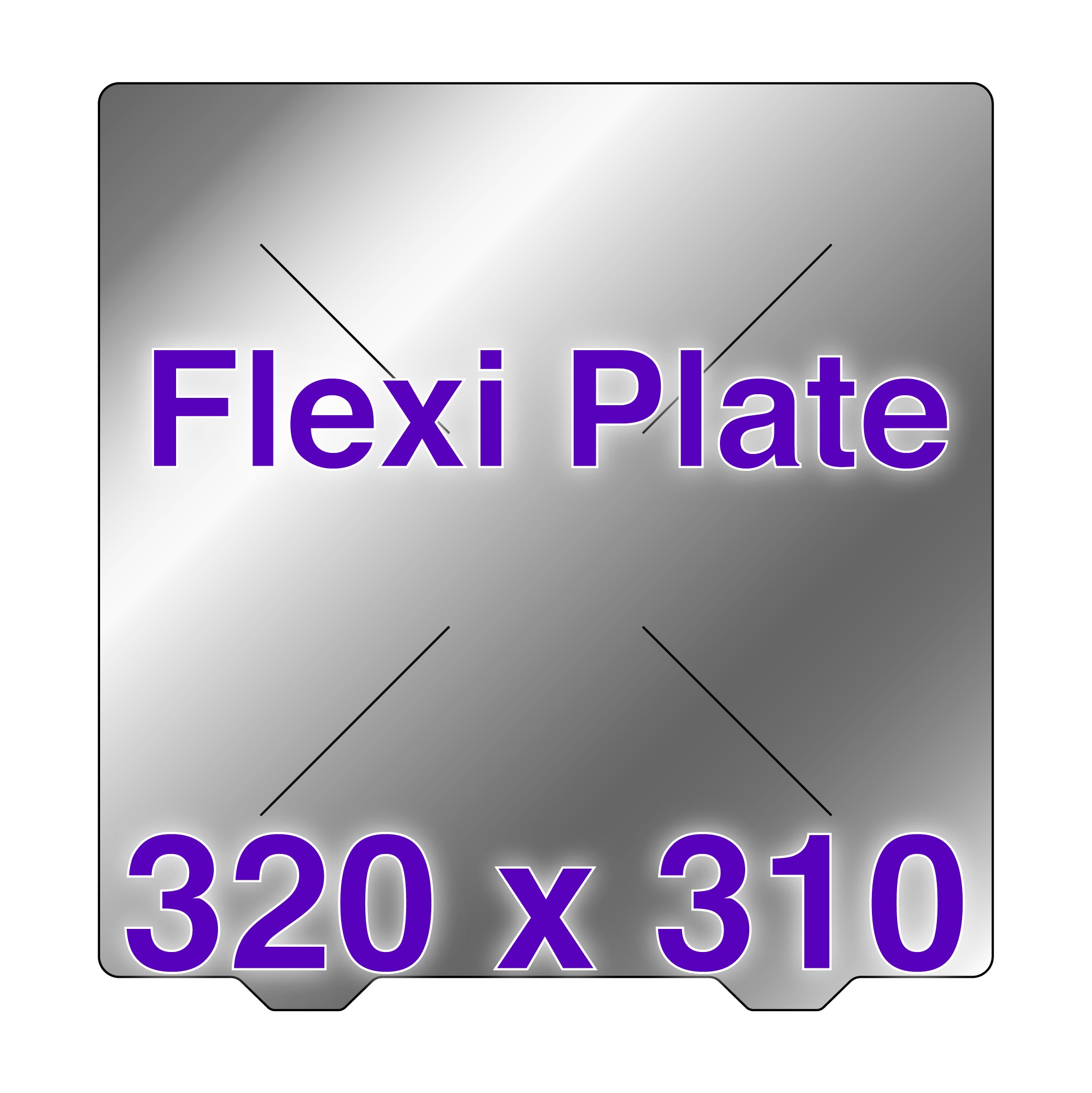 Close-up of flexible build plate on a 3D printer, showing its durability and flexibility