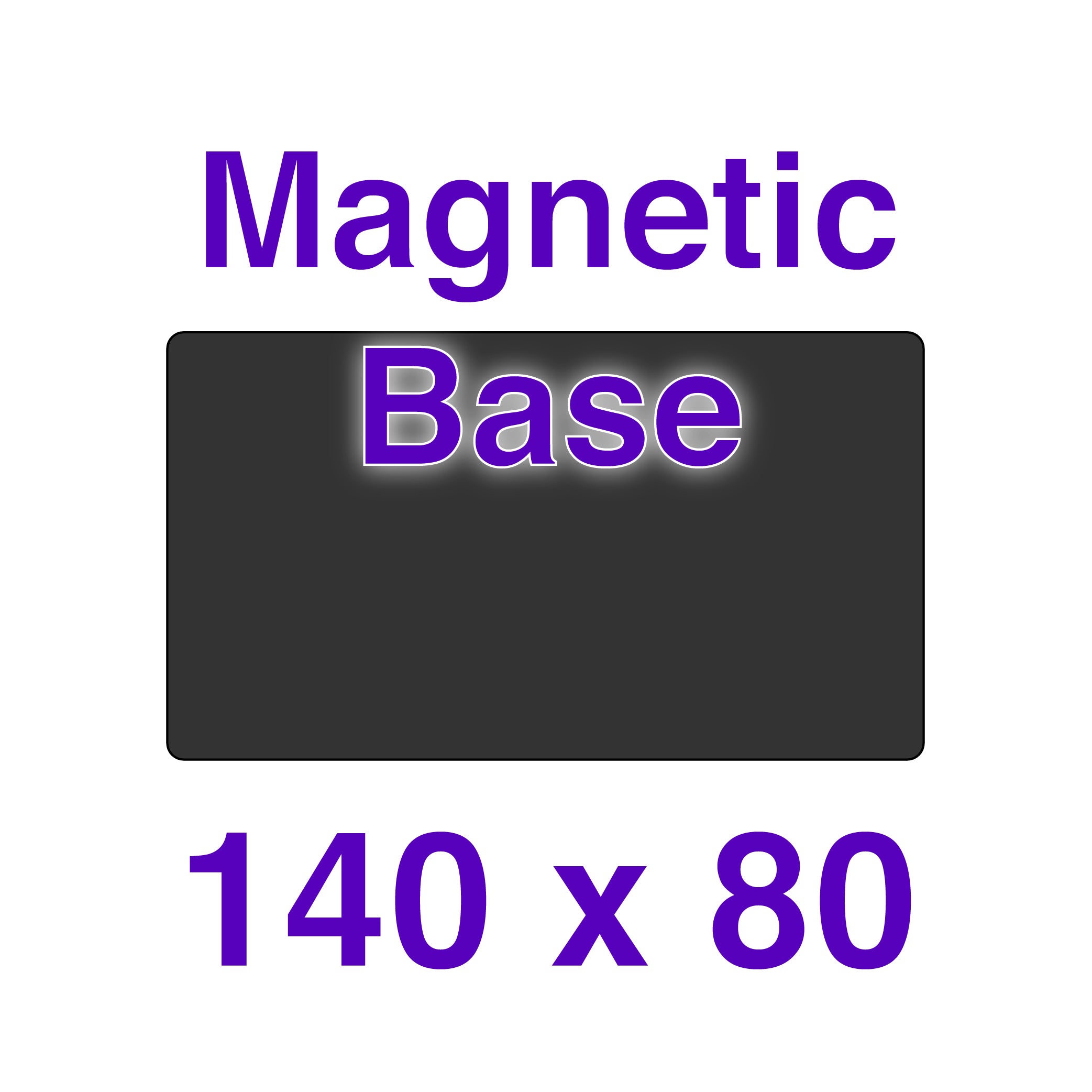 Magnetic base mounted on resin 3D printer bed for large print stability