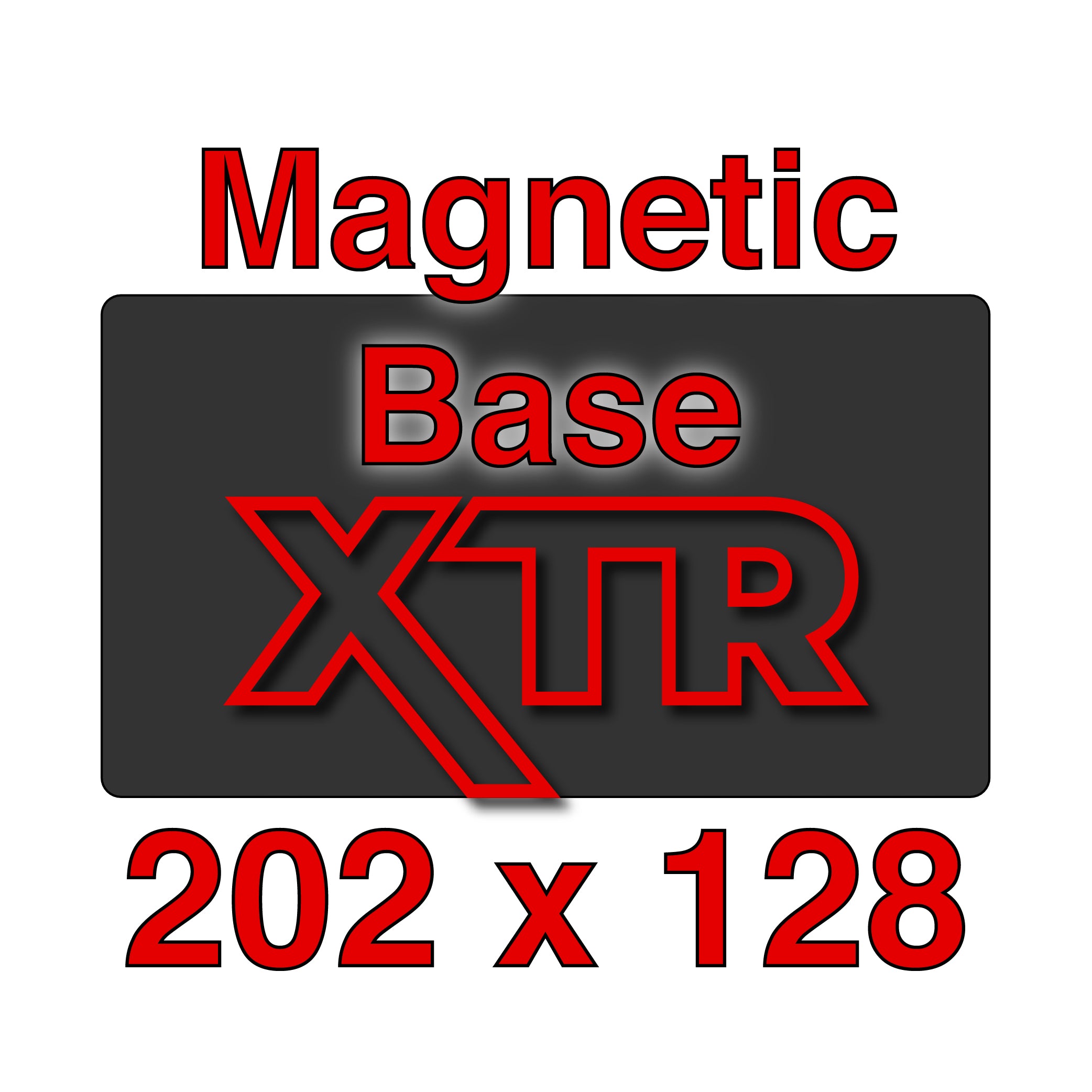 XTR Magnetic Base installed on a resin 3D printer for large-scale projects