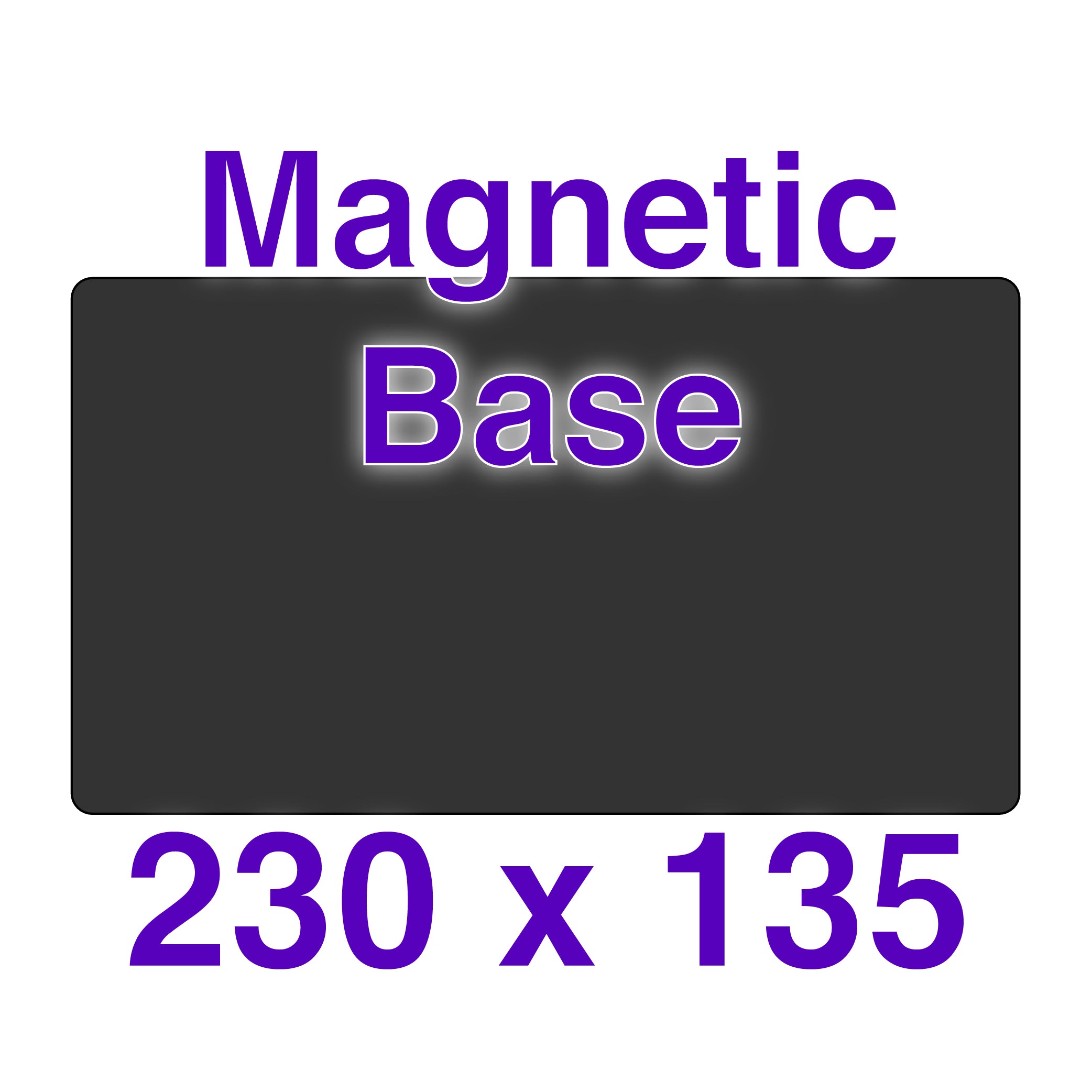 Magnetic base attached to Anycubic Photon Mono M5s build plate for resin printing