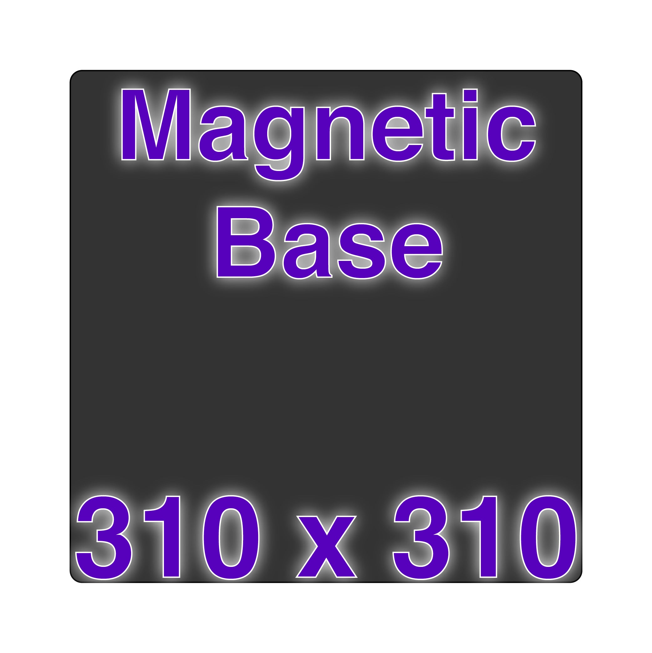 Wham Bam Magnetic Base from an overhead angle, showcasing its size and design.