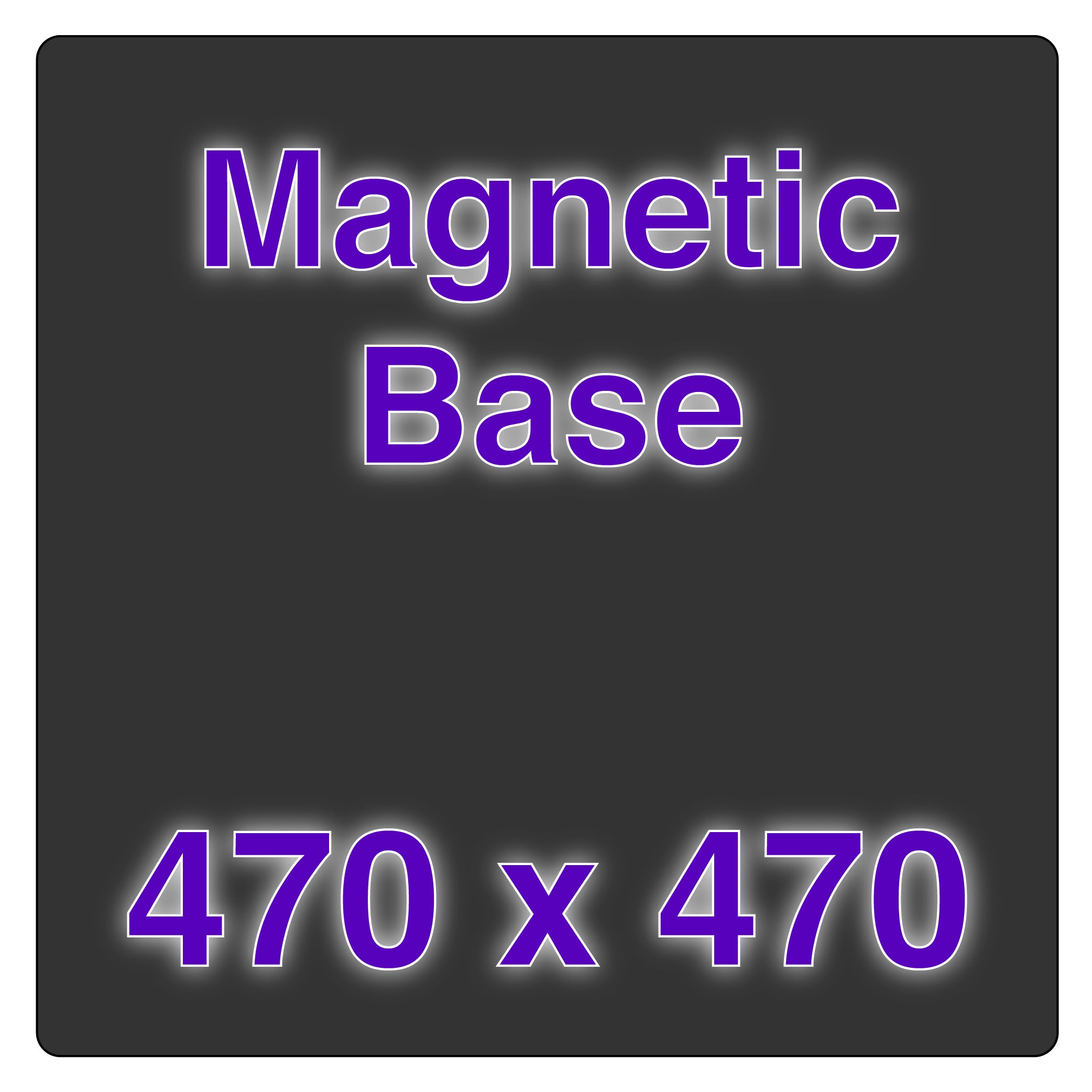 Wham Bam magnetic base shown on a Creality CR-10 Max printer, highlighting its sturdy design and alignment features.