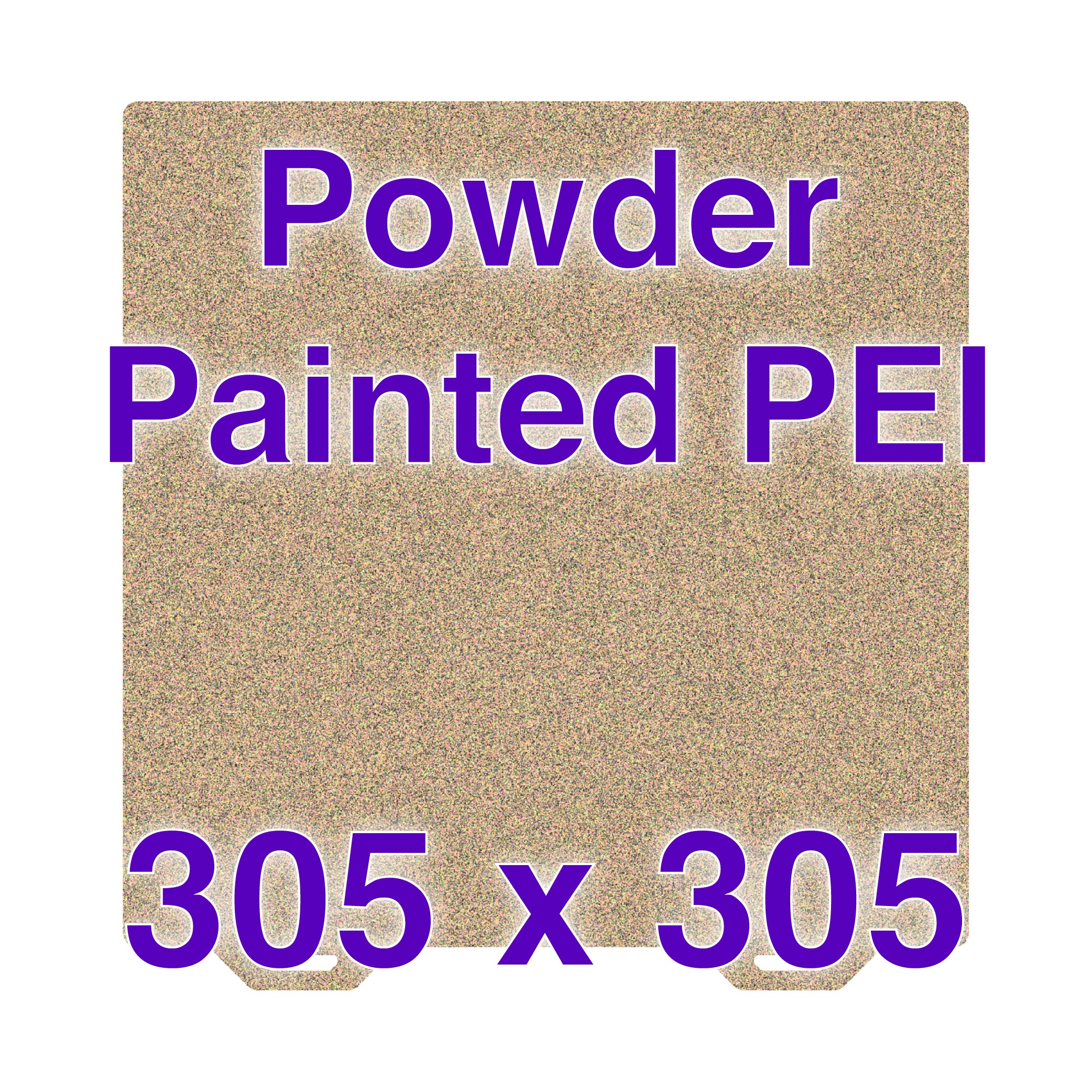 Premium ULTEM PEI flexi plate for VORON 300, showing textured surface for improved 3D printing adhesion.