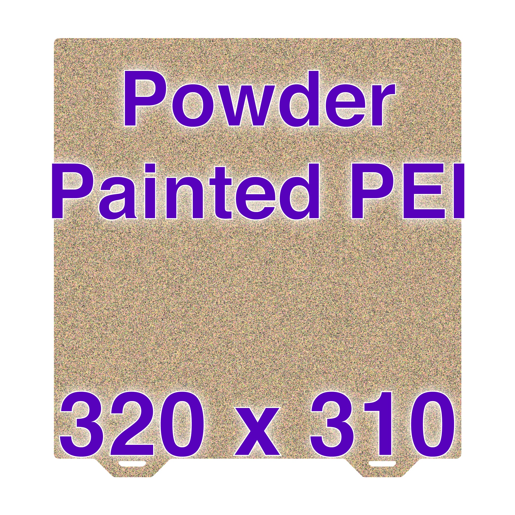 Ultimate PEI Flexi Build Plate for Creality printers from a top angle, highlighting its textured surface.