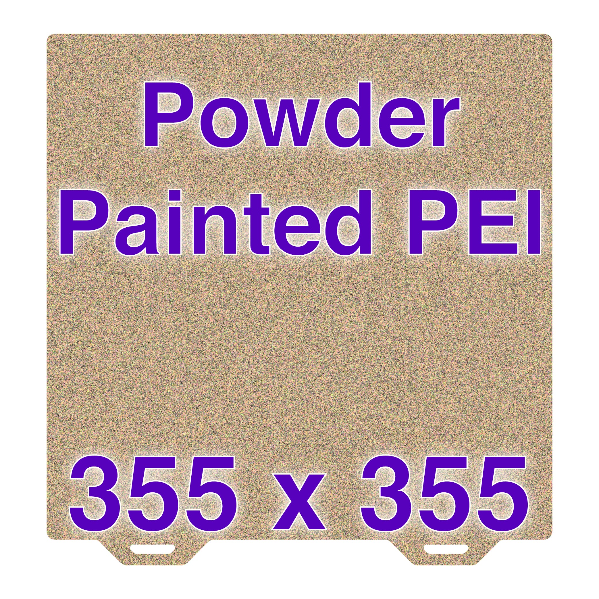 Sovol SV08 textured PEI flexi plate installed on 3D printer bed showing surface texture