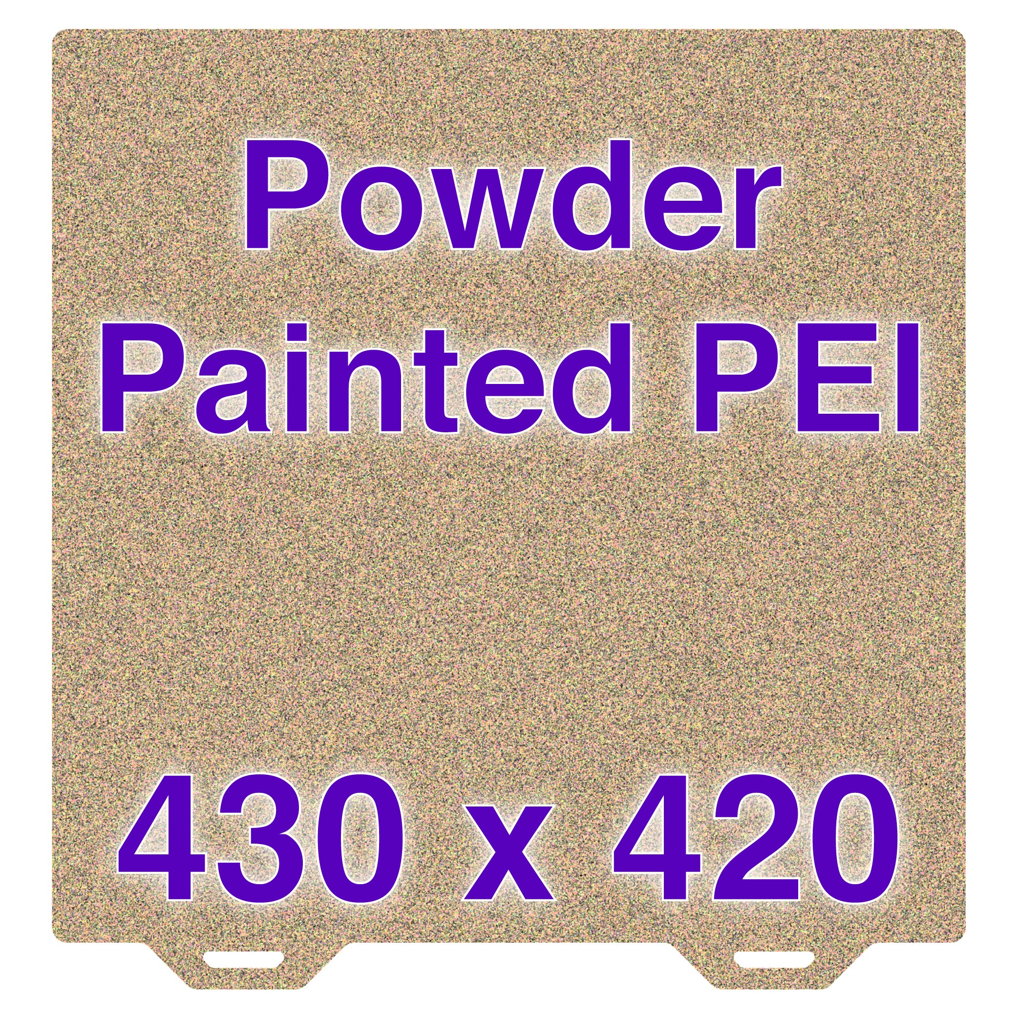 Close-up of Ultimate Flexi Plate showing textured ULTEM PEI for Creality CR-6 Max.