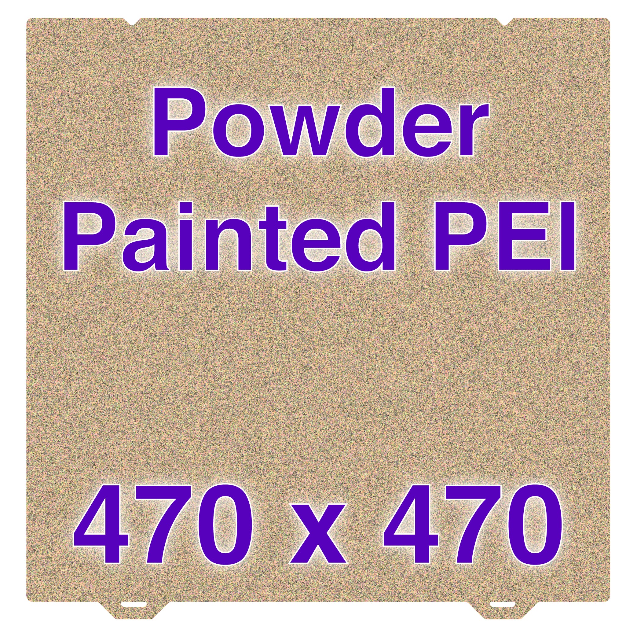 ULTEM PEI sheet flexi plate with textured surface on a Creality 3D printer bed