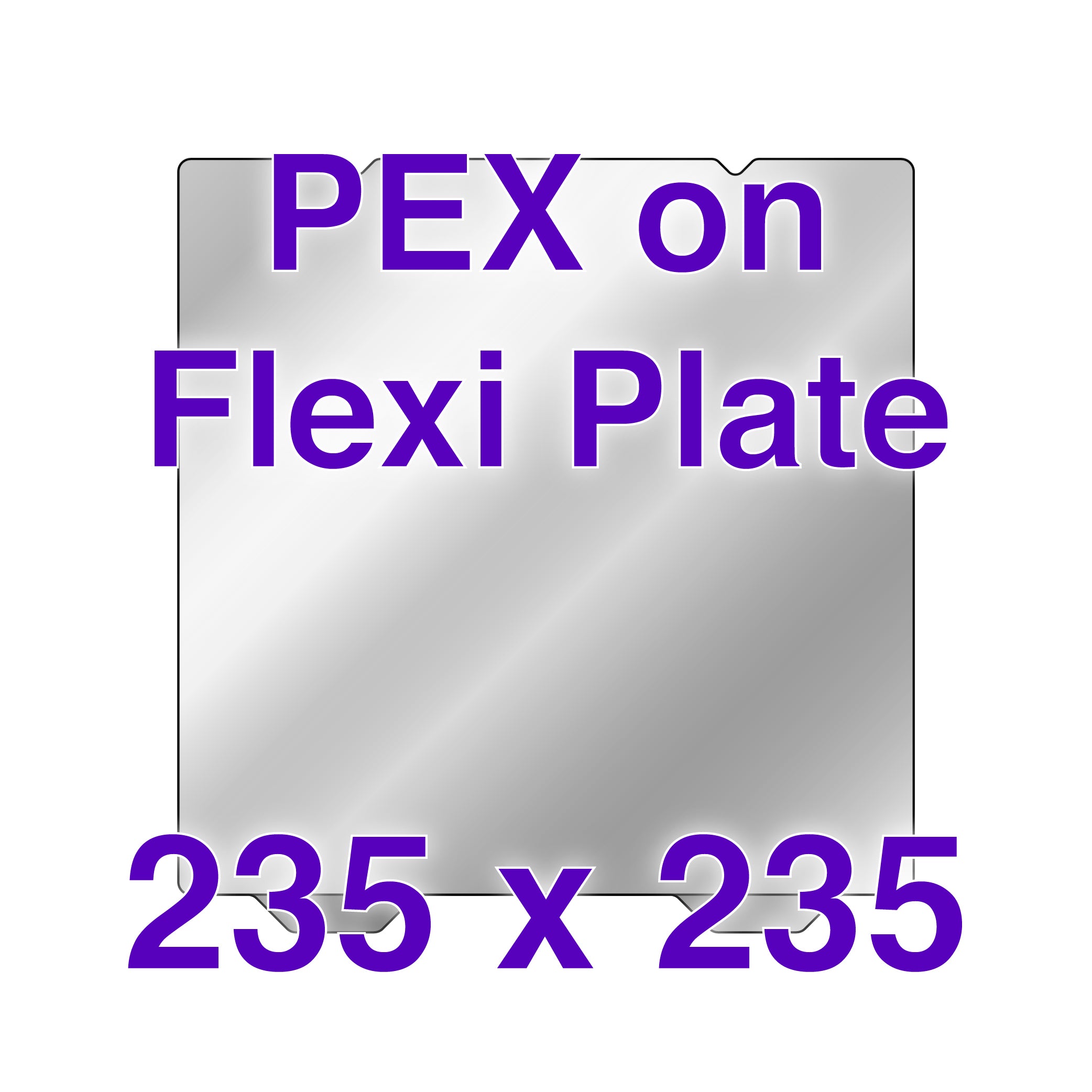 Close-up of Flexi Plate with PEX build surface on Creality K1C showing textured surface