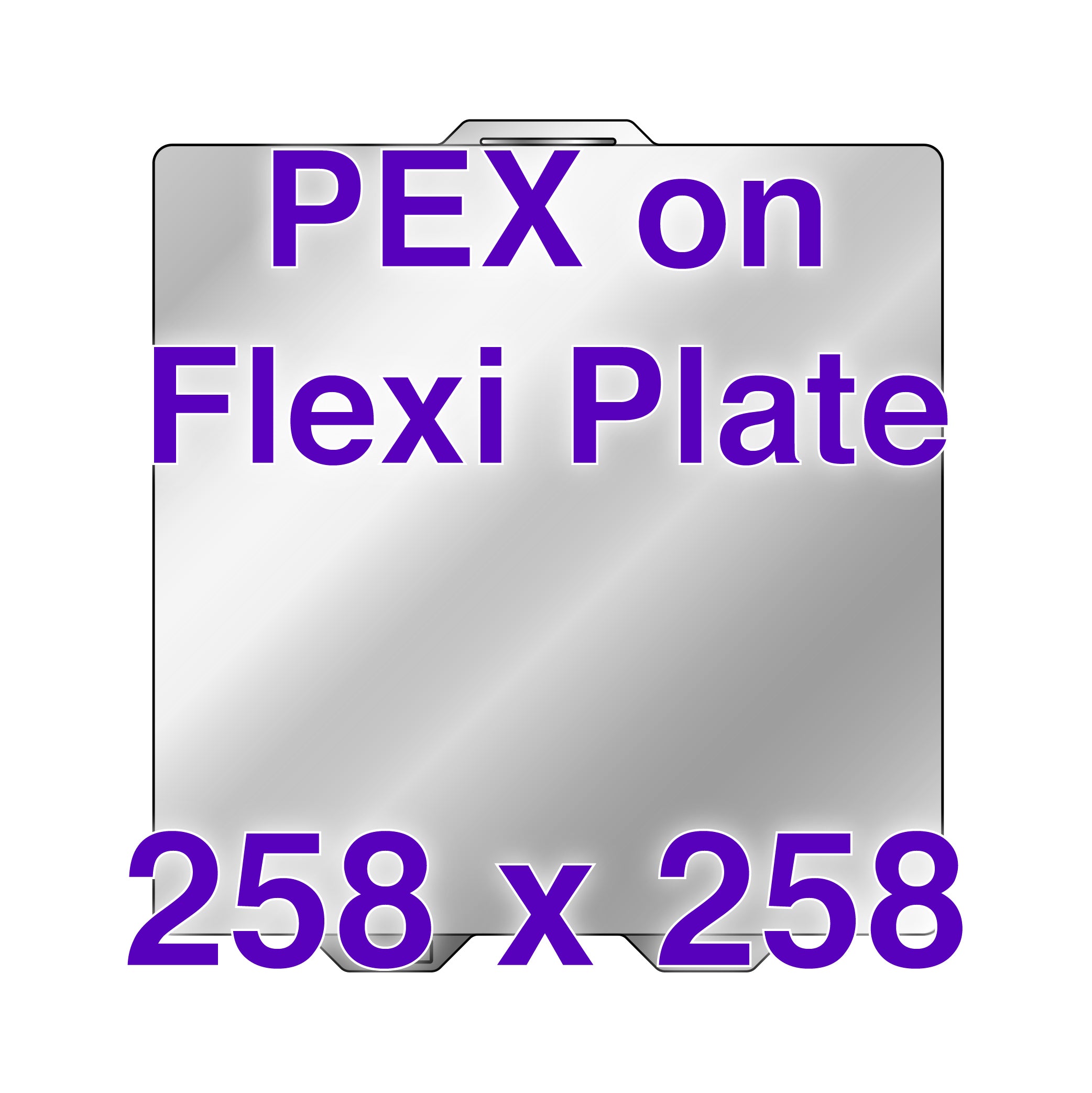 Flexi Plate Pro installed on a Bambu Lab printer, showcasing its premium PEX build surface.
