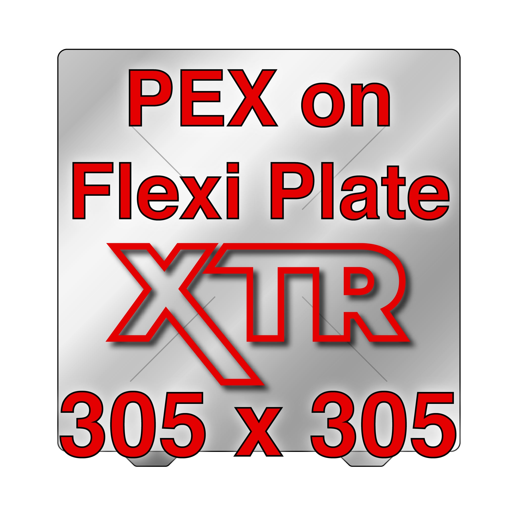 VORON Trident flexi plate with PEX surface installed in 3D printer