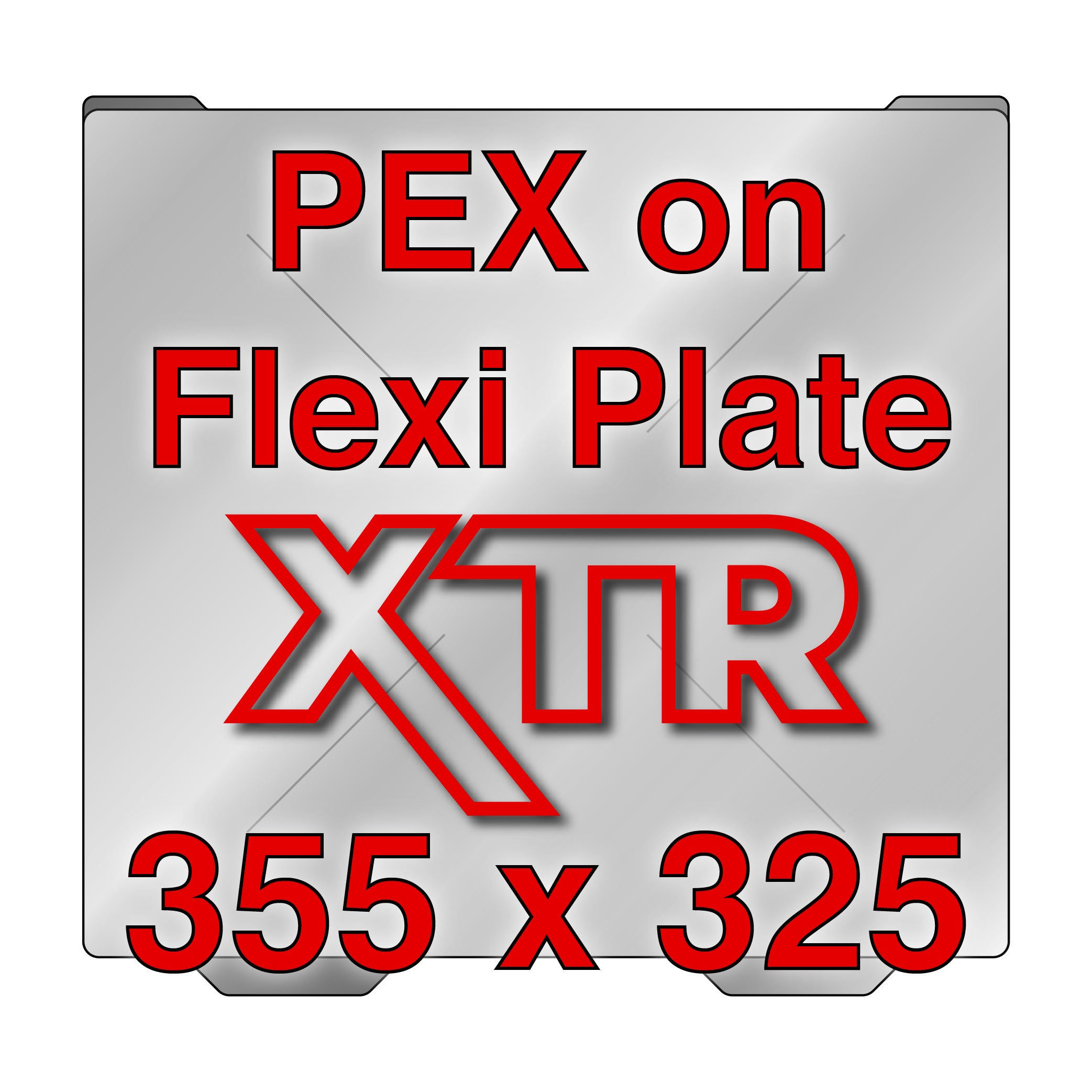 XTR Flexi Plate installed on Bambu Lab H2D, showcasing its robust design.