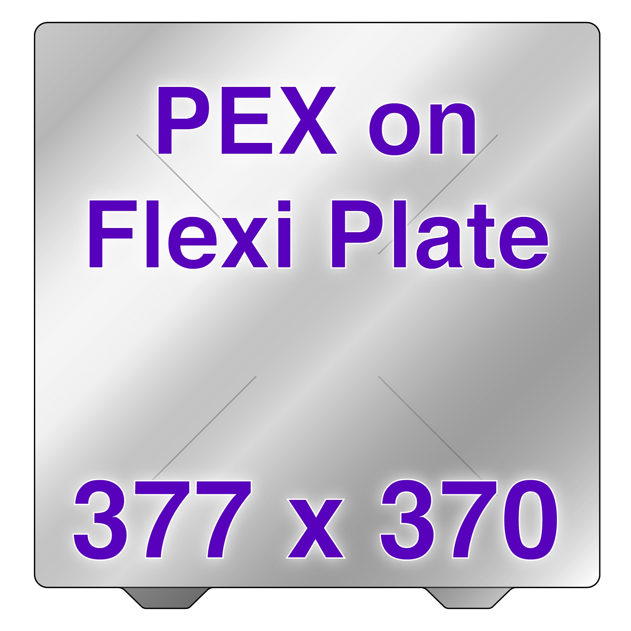 Close-up view of the Premium Flexi Plate for Creality Ender 5 Plus, highlighting its flexible surface.