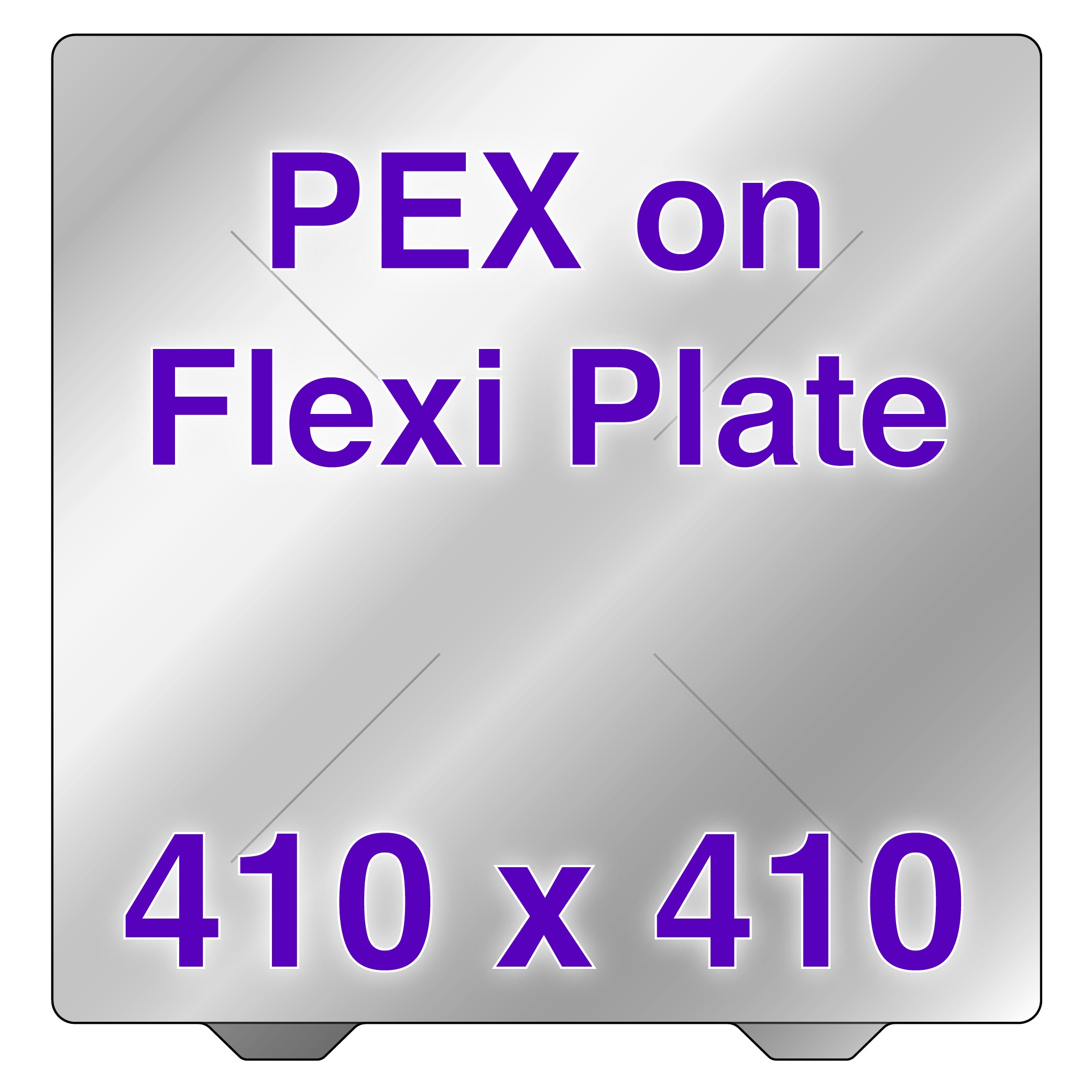Flexible build surface with PEX on an Elegoo OrangeStorm Giga, showing easy-release features