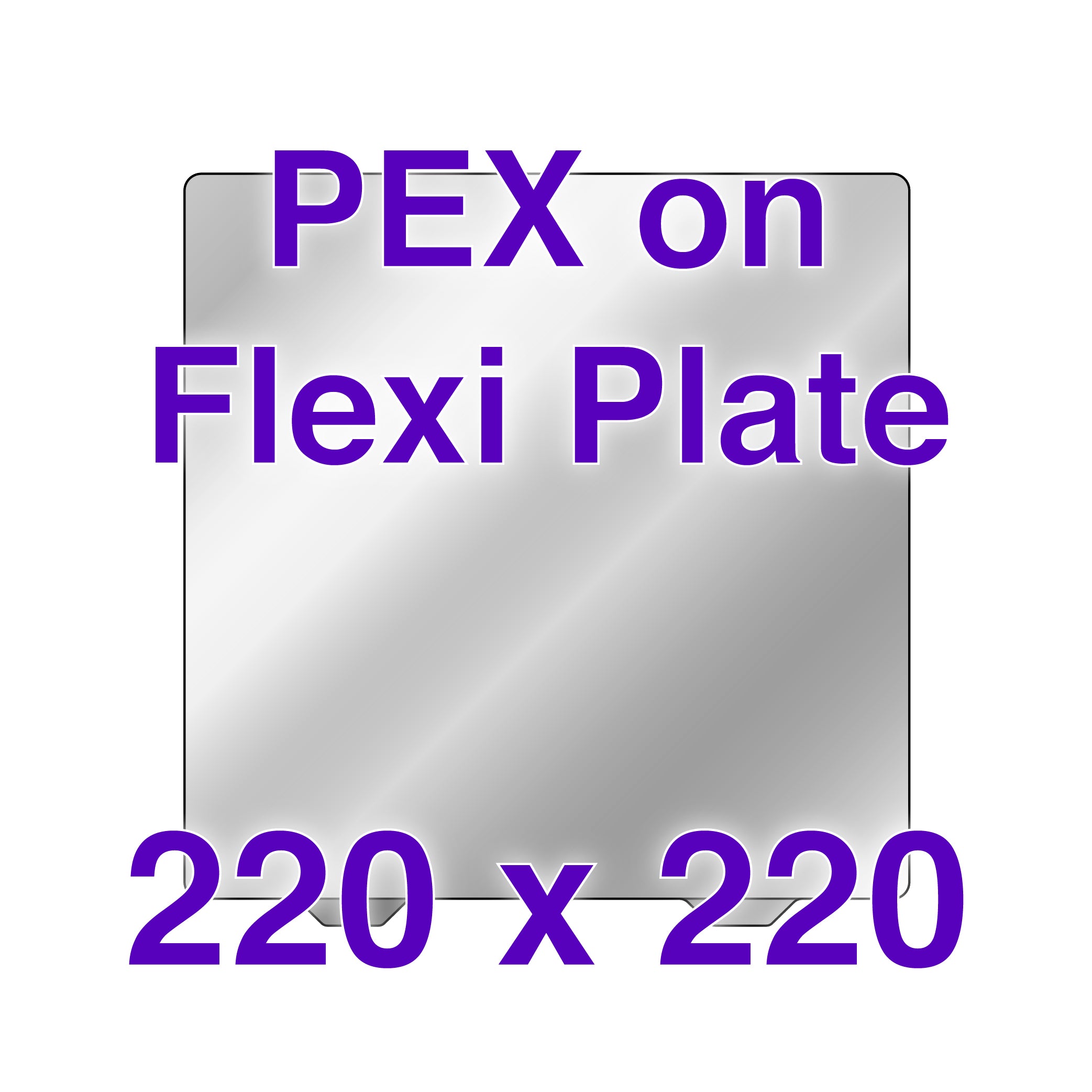 Kingroon KLP1 flexible build plate installed on 3D printer, showing PEX surface and flexible design