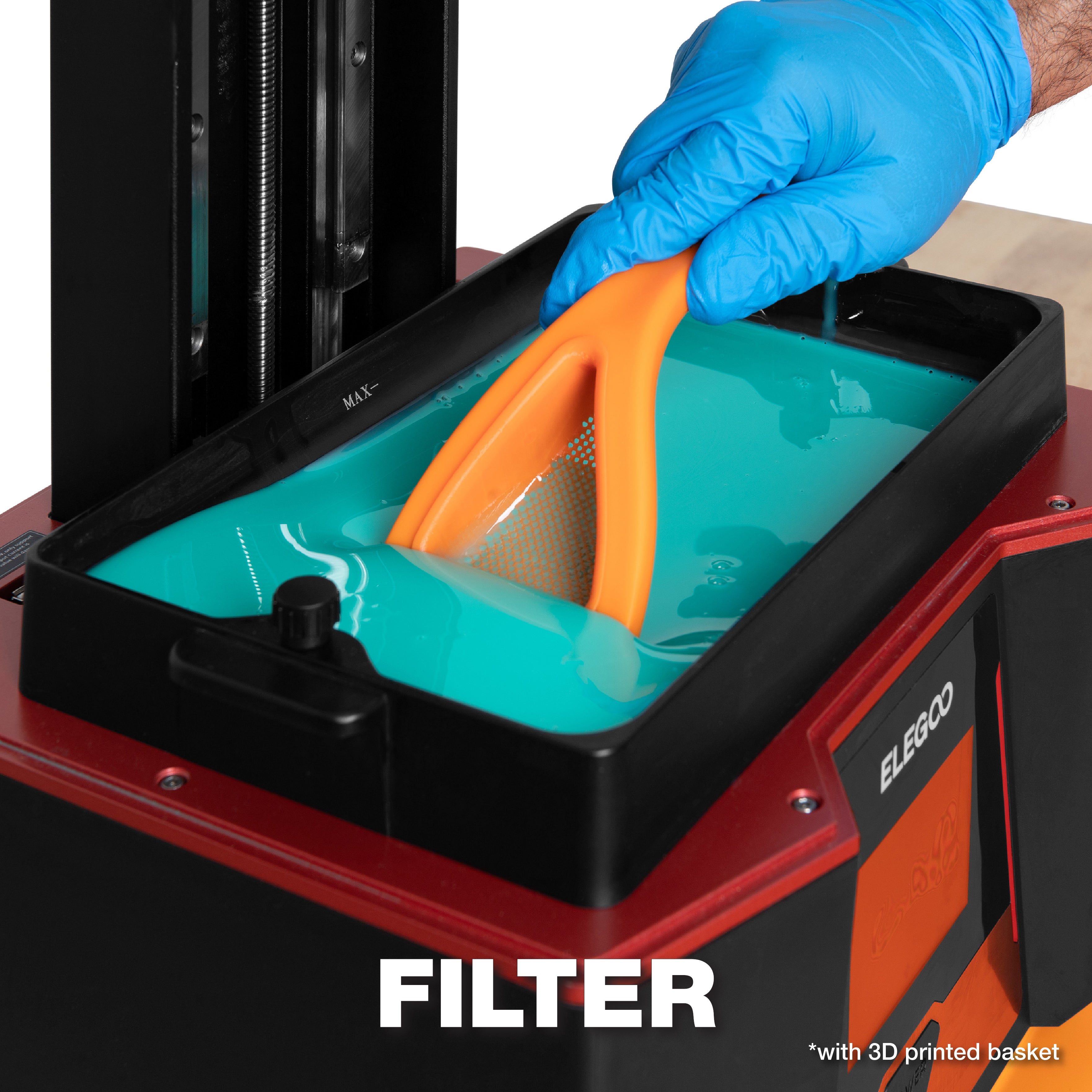 ULTIM8 Pro Spatula designed for scraping and smoothing resin