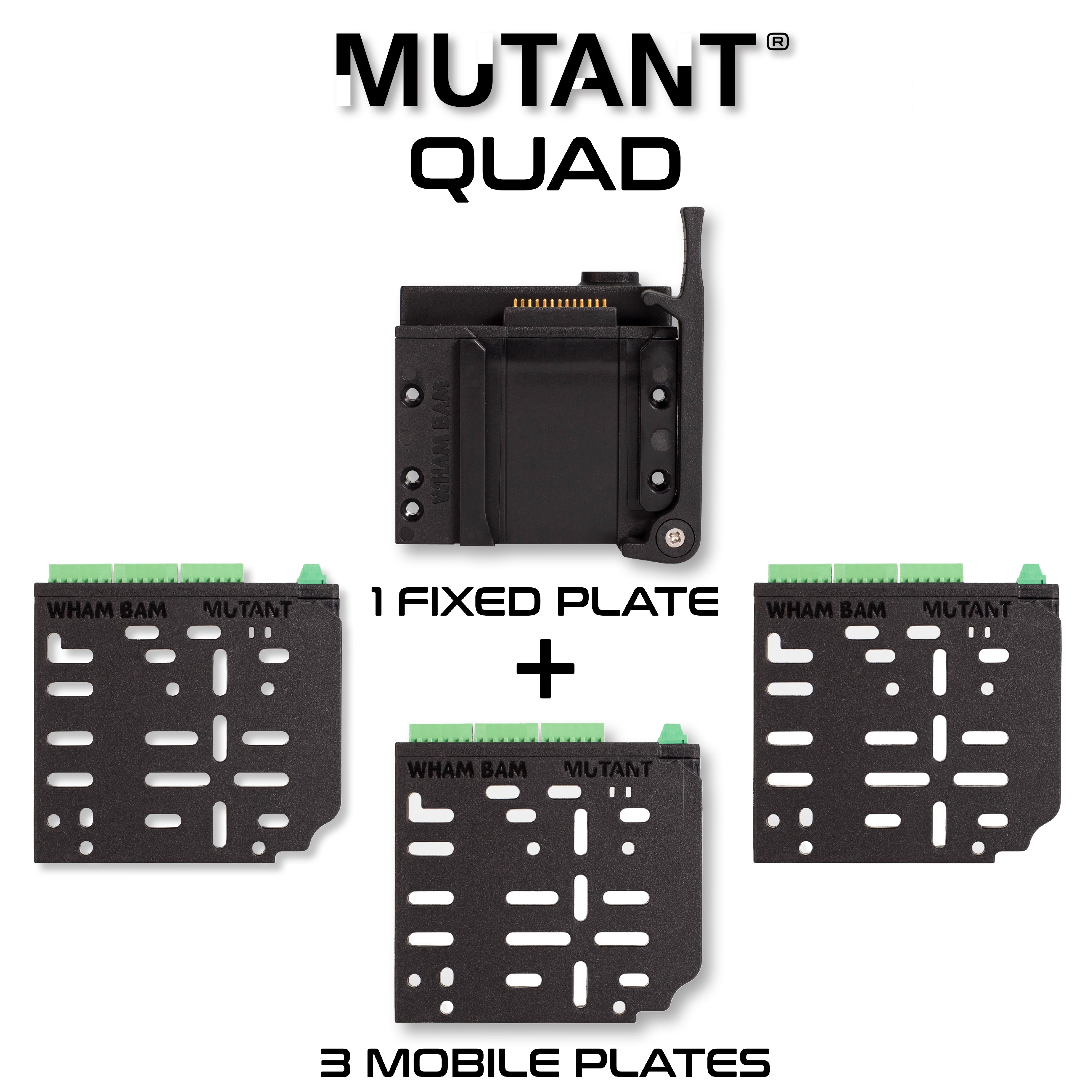MUTANT Universal Tool Changing System mounted on a 3D printer, showcasing its versatility and design.