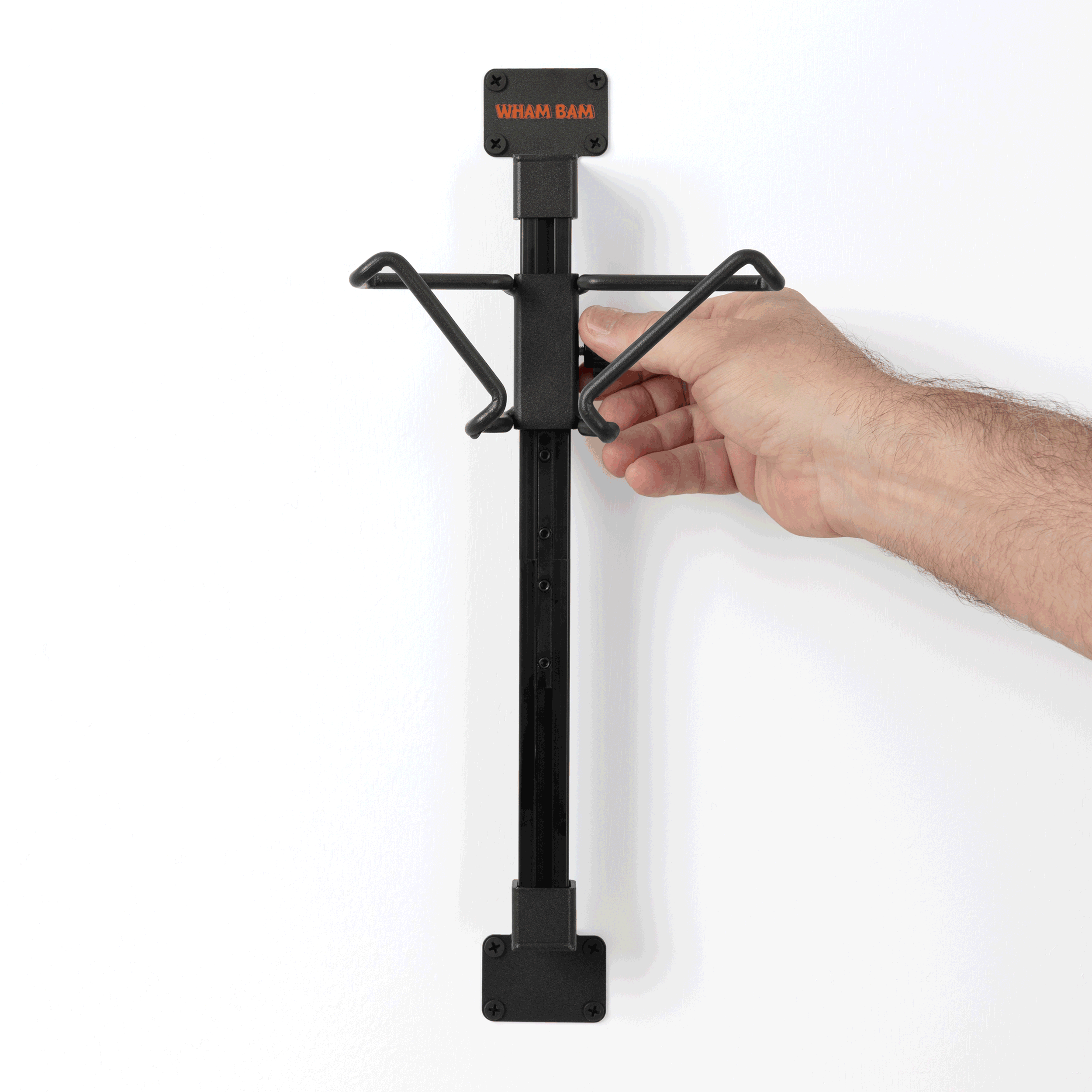 ULTIM8 wall-mounted resin drainage system showcasing adjustable height feature and wall-mounted setup.