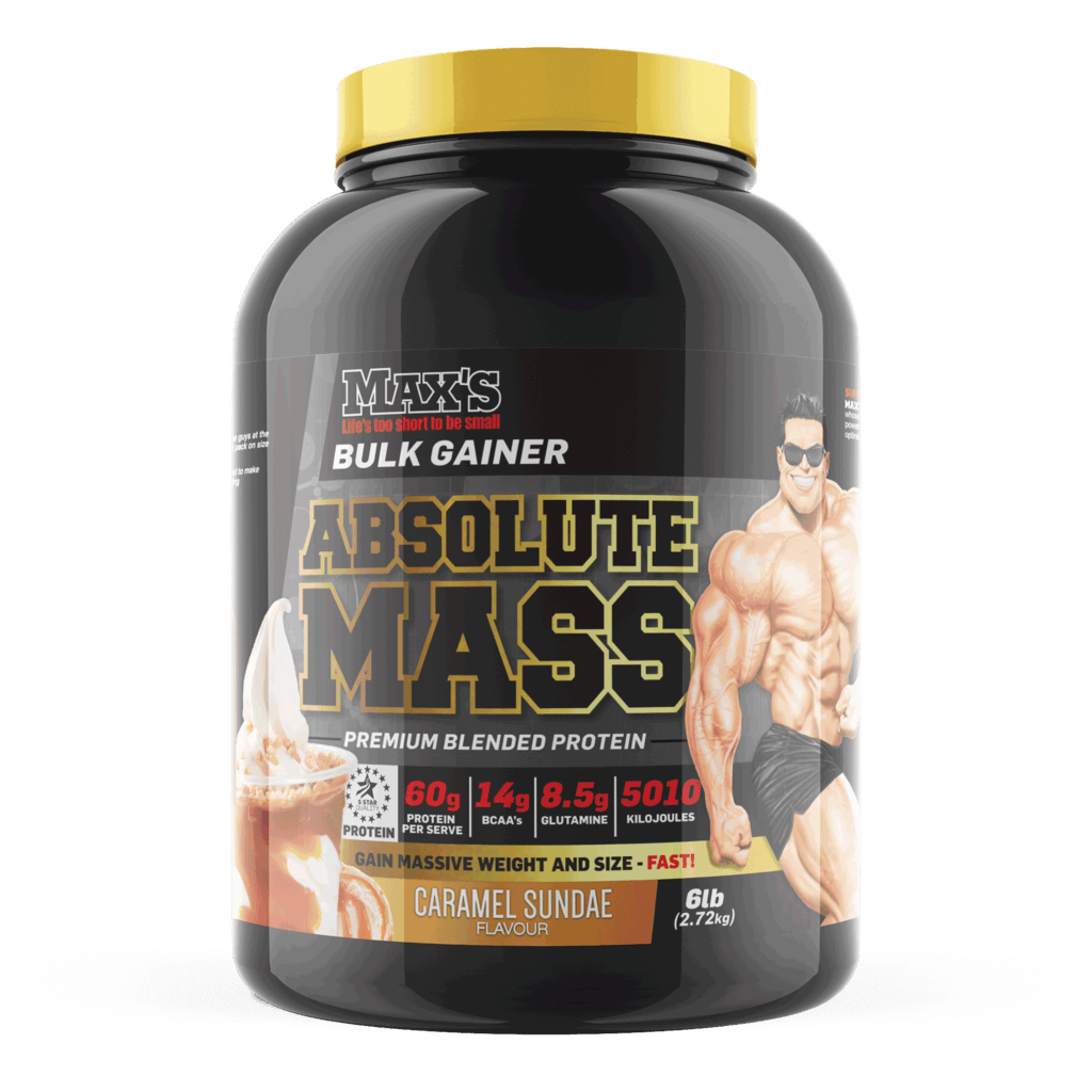Athlete mixing mass gainer supplement for muscle building