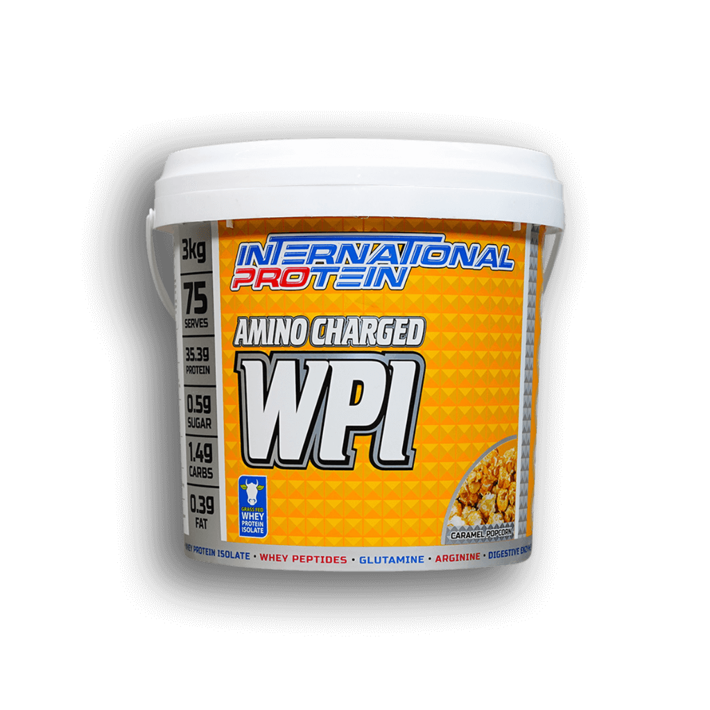 Athlete mixing Amino Charged WPI post-workout for muscle gain