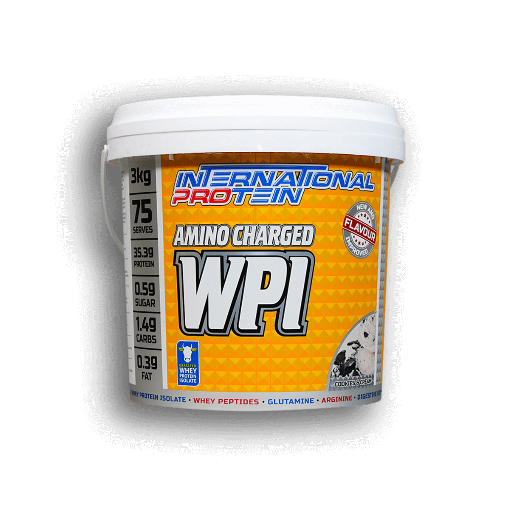 Close-up of natural whey peptides in Amino Charged WPI