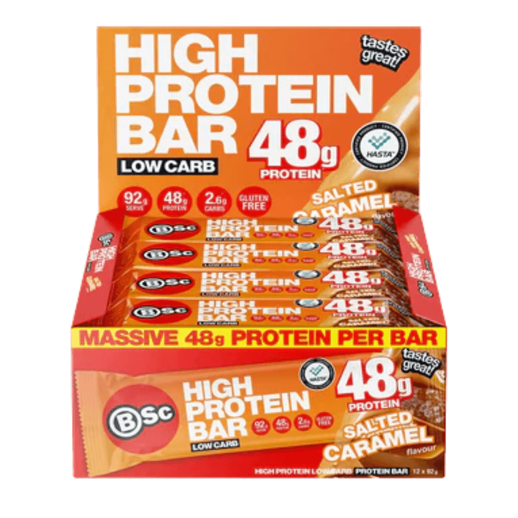 Keto Crunch High Protein Bar in a gym setting, perfect for a post-workout snack